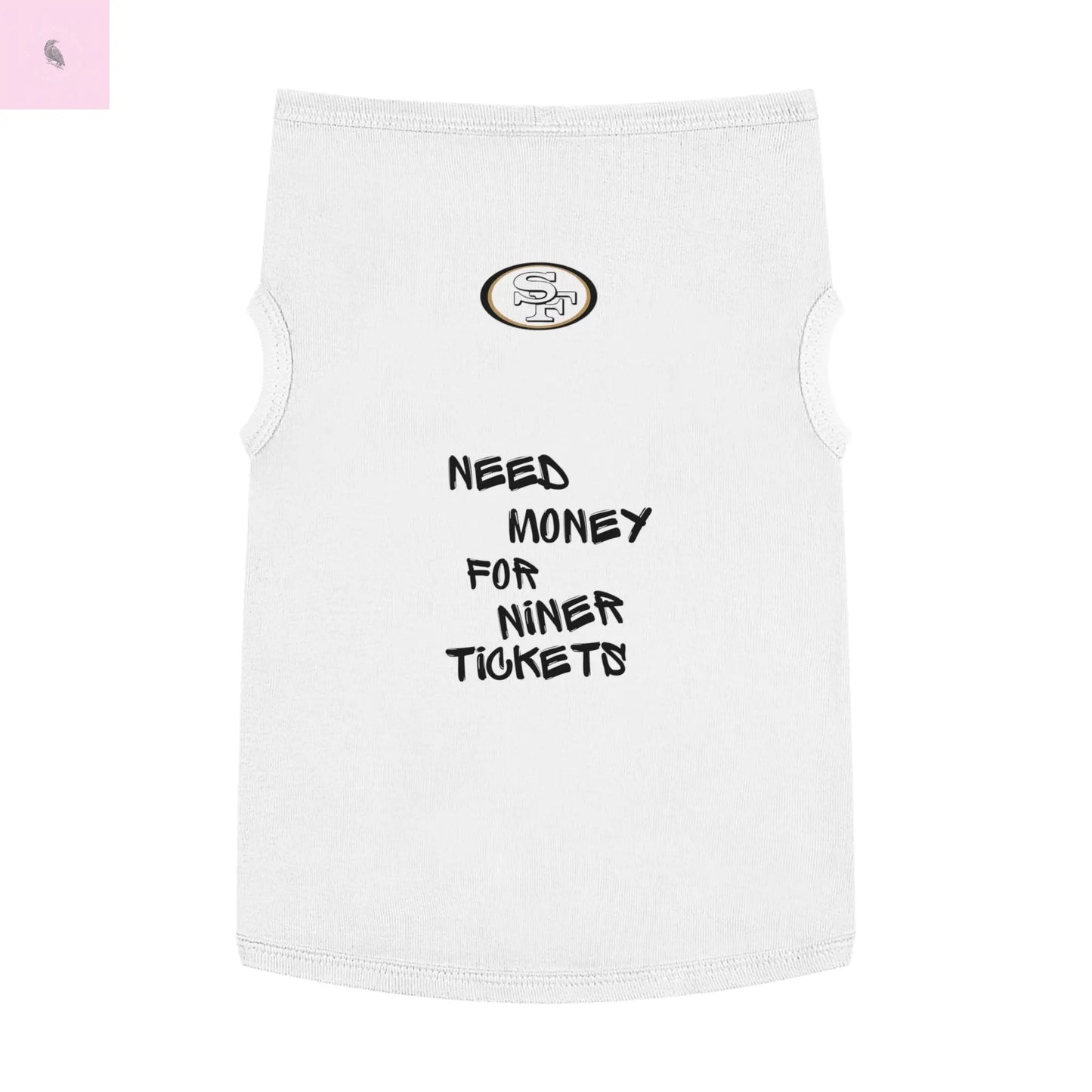 Dog Tank Top 49er Football The flirty crow