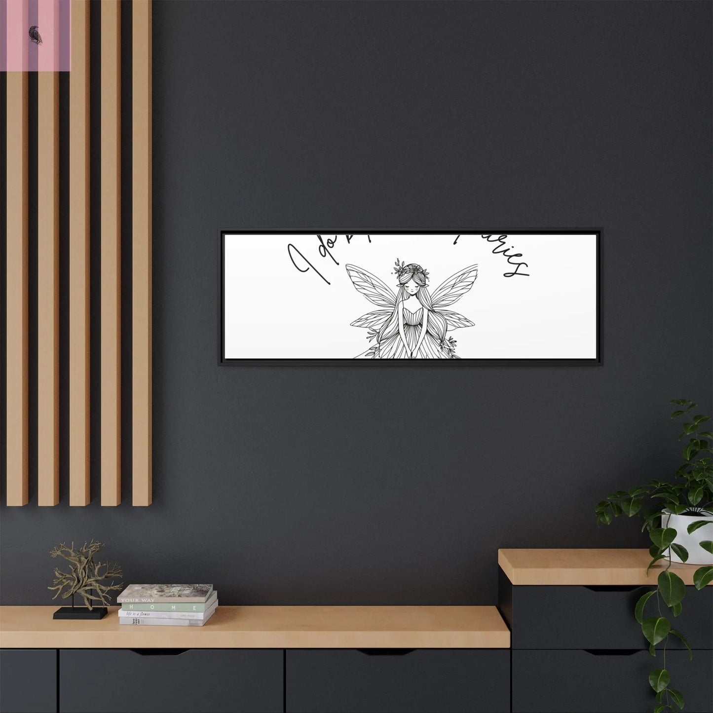 Fairies Canvas, Framed (Multi-color) - The flirty crow
