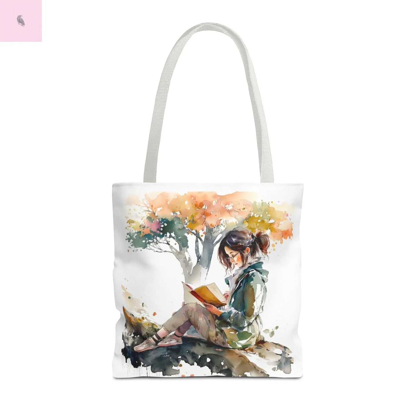 Reading Tote Bag, Literary Gift, Book Lover Tote, Eco-Friendly Bag, readers shopping Tote, book club bag The flirty crow