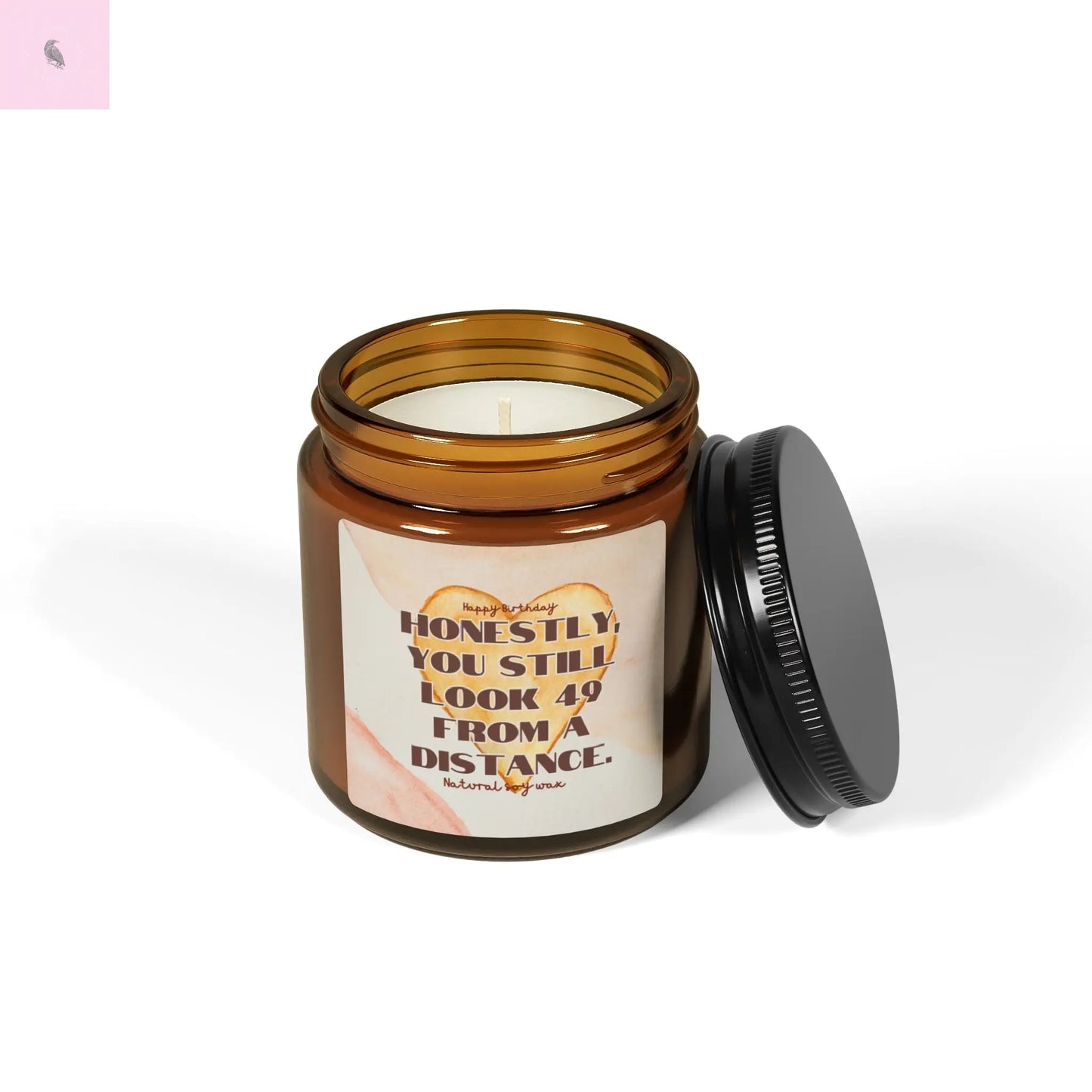 Birthday Funny Aging Candle - Soy Candle The flirty crow