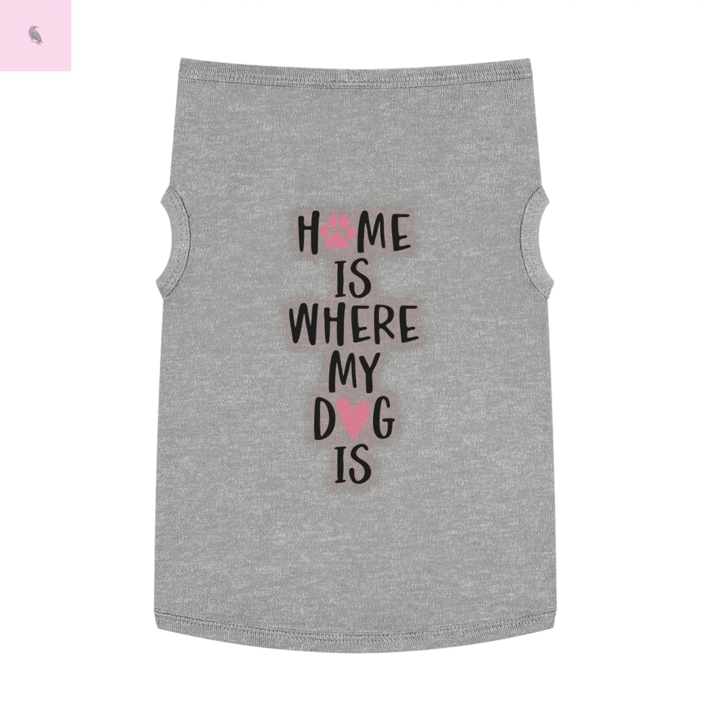 Pet Tank Top with Cute Design The flirty crow