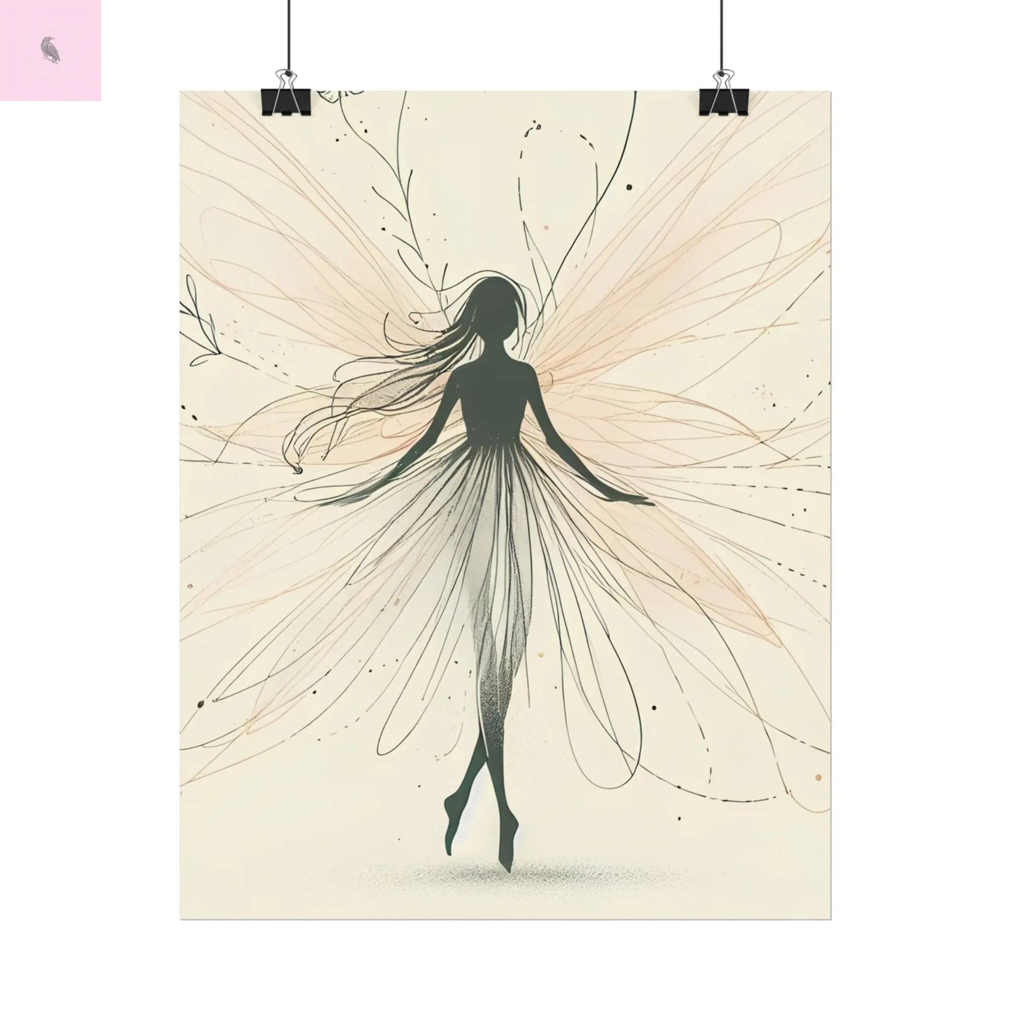 Fairy Poster - The flirty crow