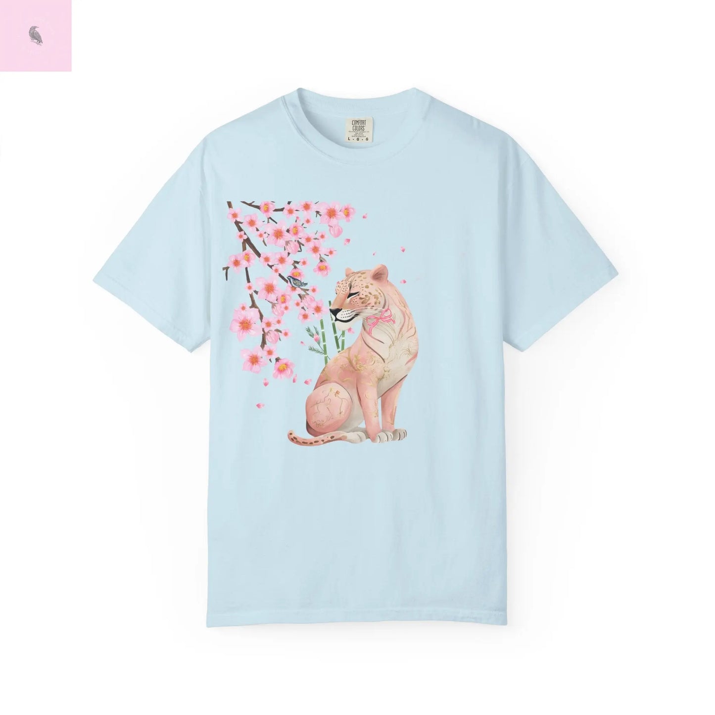 Chinoiserie Leopard T-shirt The flirty crow