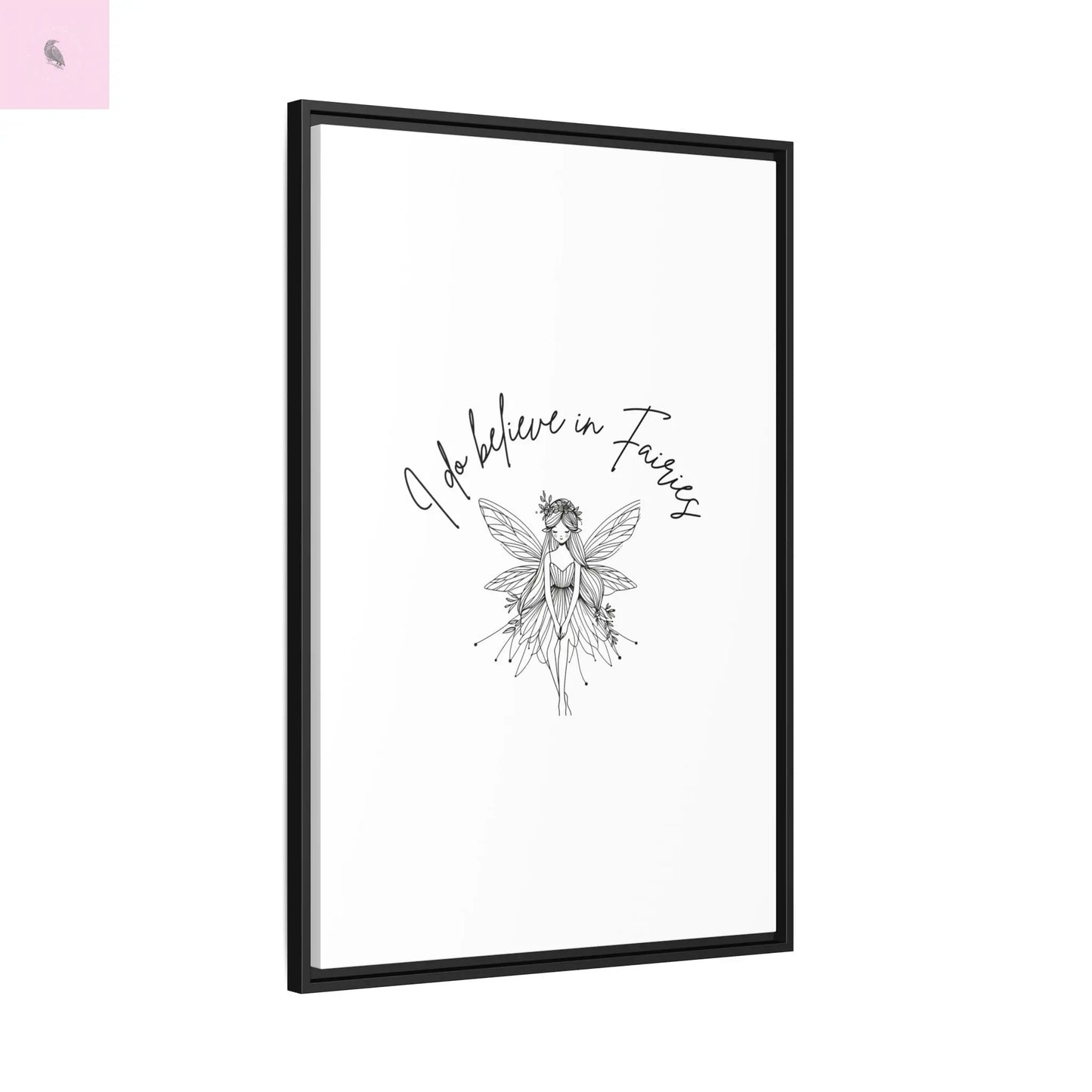 Fairies Canvas, Framed (Multi-color) - The flirty crow