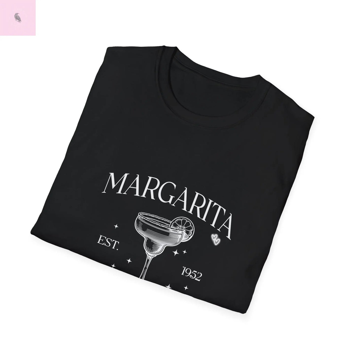 Margarita lovers Softstyle cotton T-Shirt the flirty crow