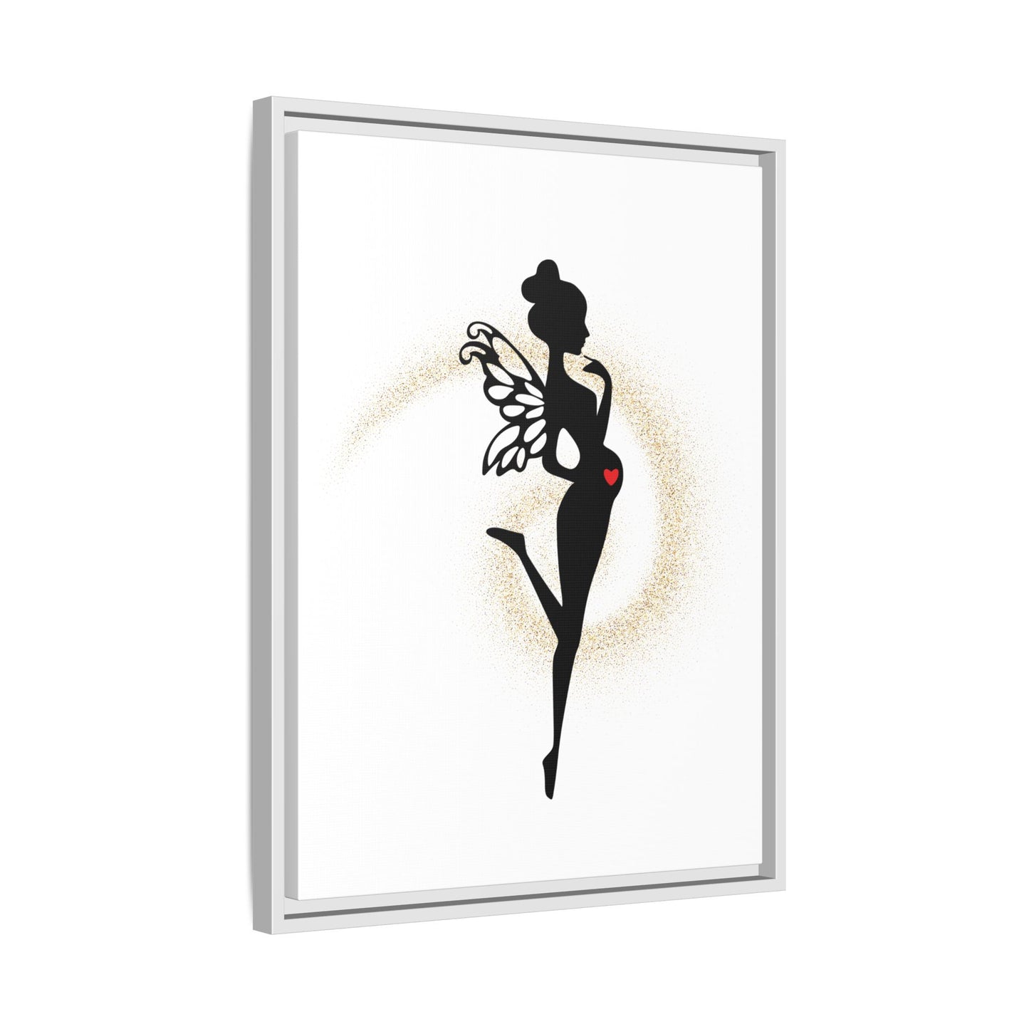 Framed Fairy Art Print - Enchanting Decor for Expecting Mothers, Baby Shower Gift, Elegant Nursery Wall Art, Whimsical Home Accent - The flirty crow