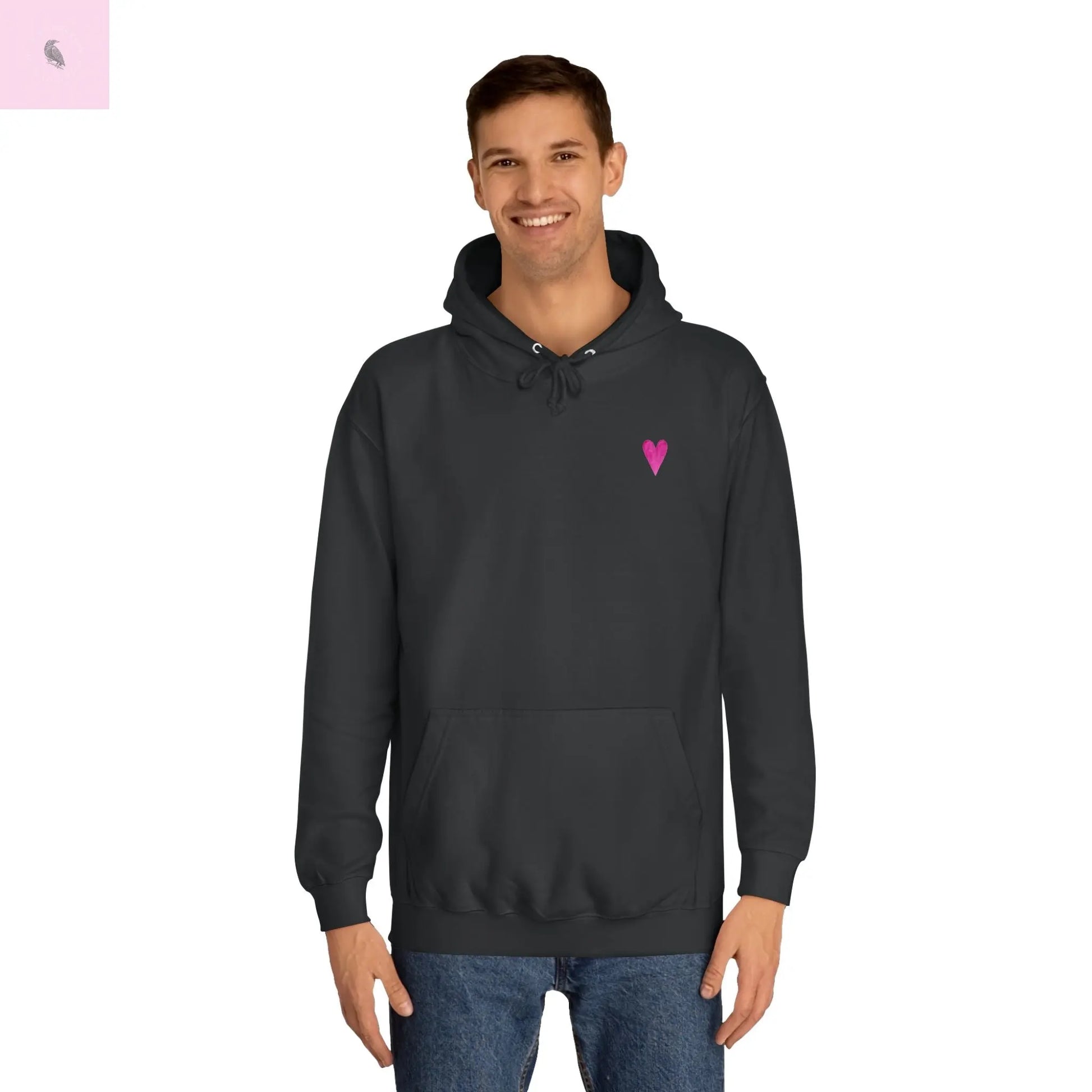 Skateboarding Hoodie - Unisex College Hoodie The flirty crow