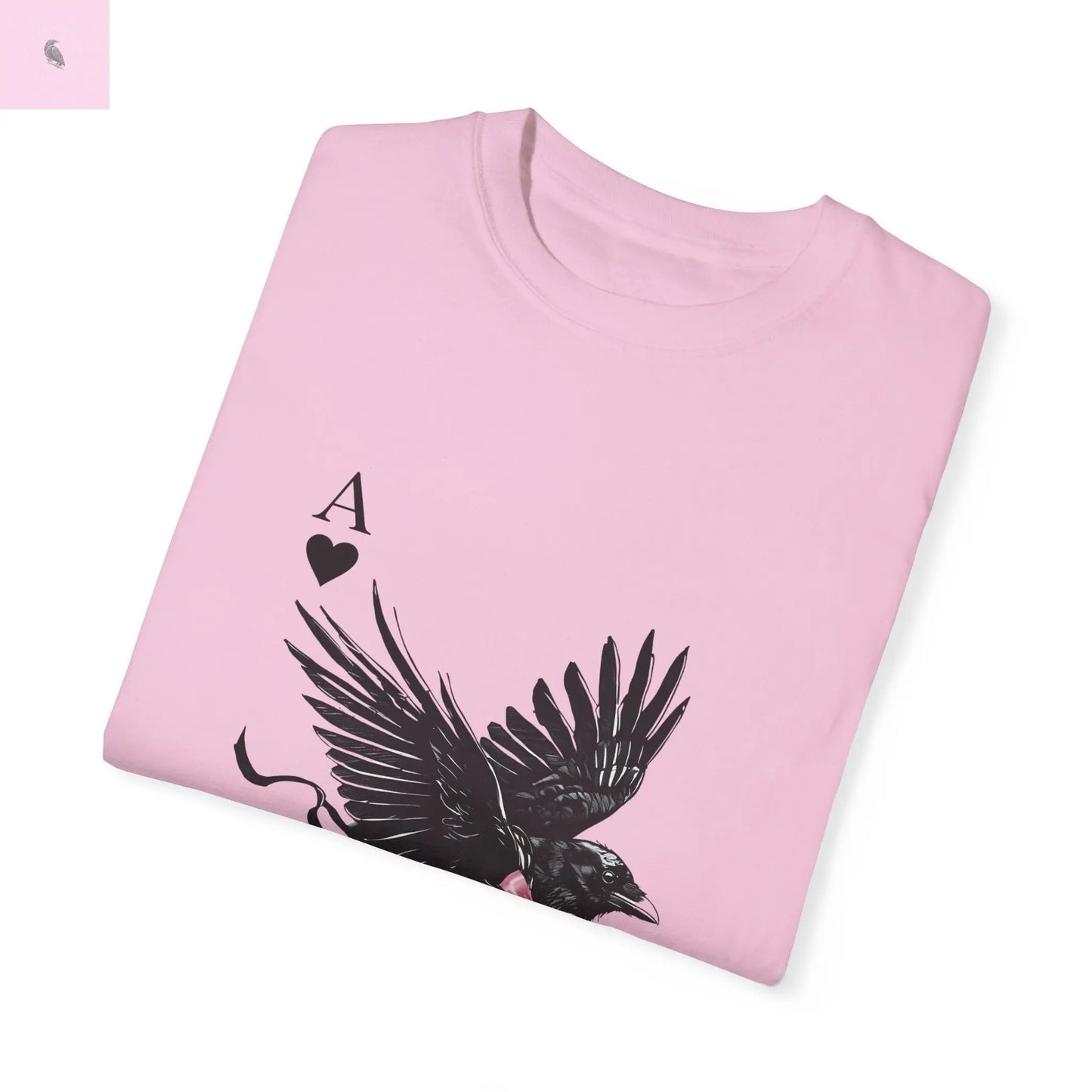 Crow Lovers Comfort Colors T-shirt - The flirty crow