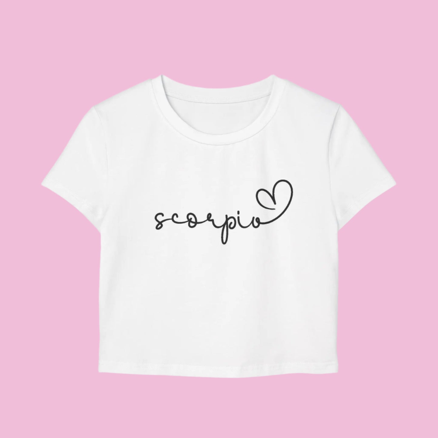 Baby Tee - Scorpio Star Sign Astrology Lover the flirty crow