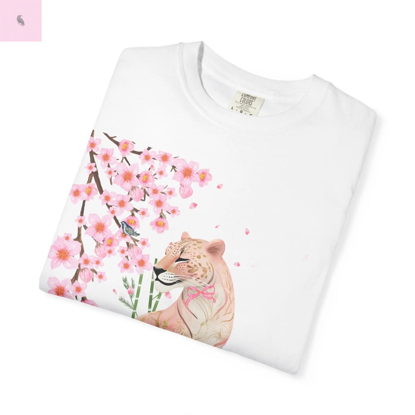 Chinoiserie Leopard T-shirt The flirty crow