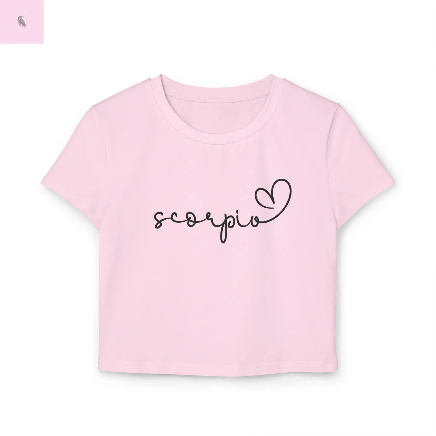 Baby Tee - Scorpio Star Sign Astrology Lover the flirty crow