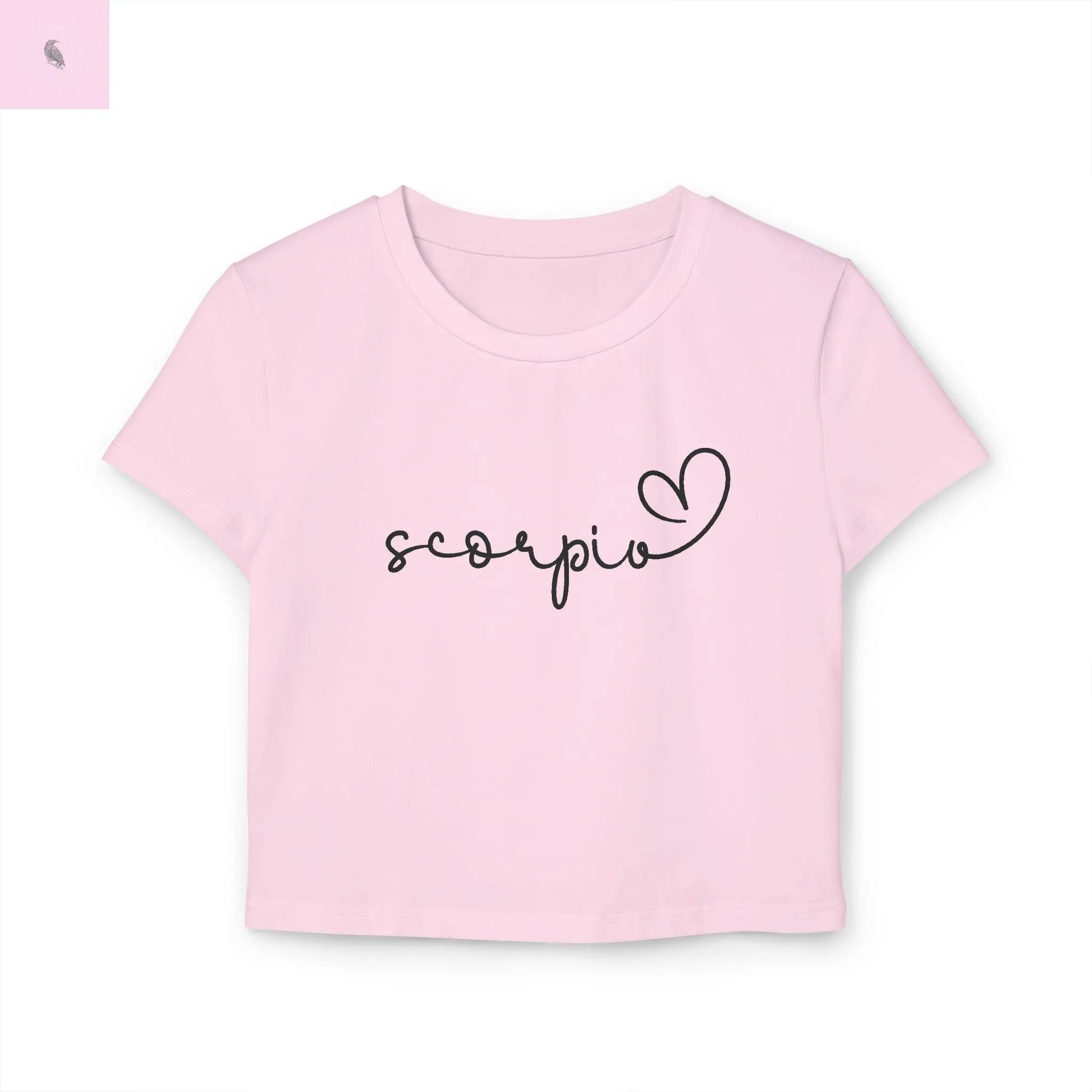Baby Tee - Scorpio Star Sign Astrology Lover the flirty crow