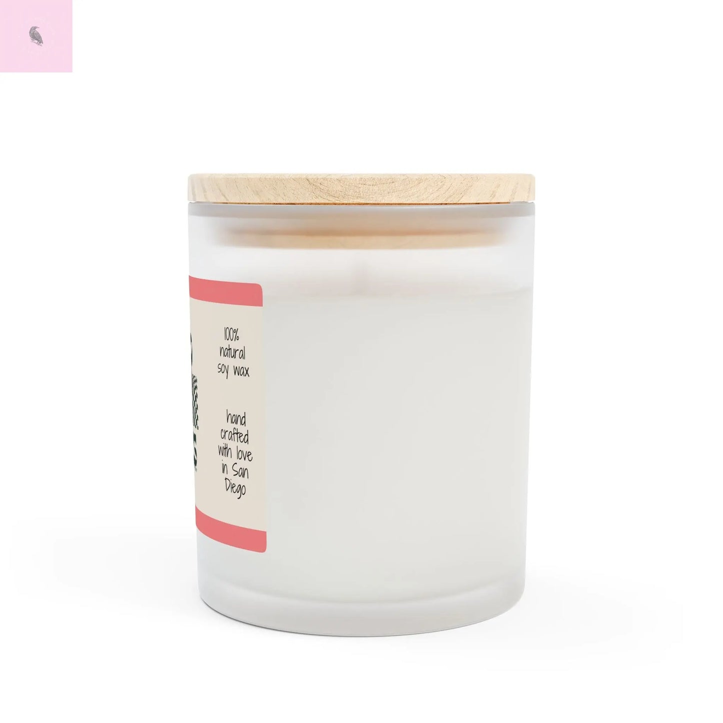 Zero Fucks Candle - 11oz Frosted Glass - Empowering Soy Wax Scented Candle for Bold Spirits The flirty crow