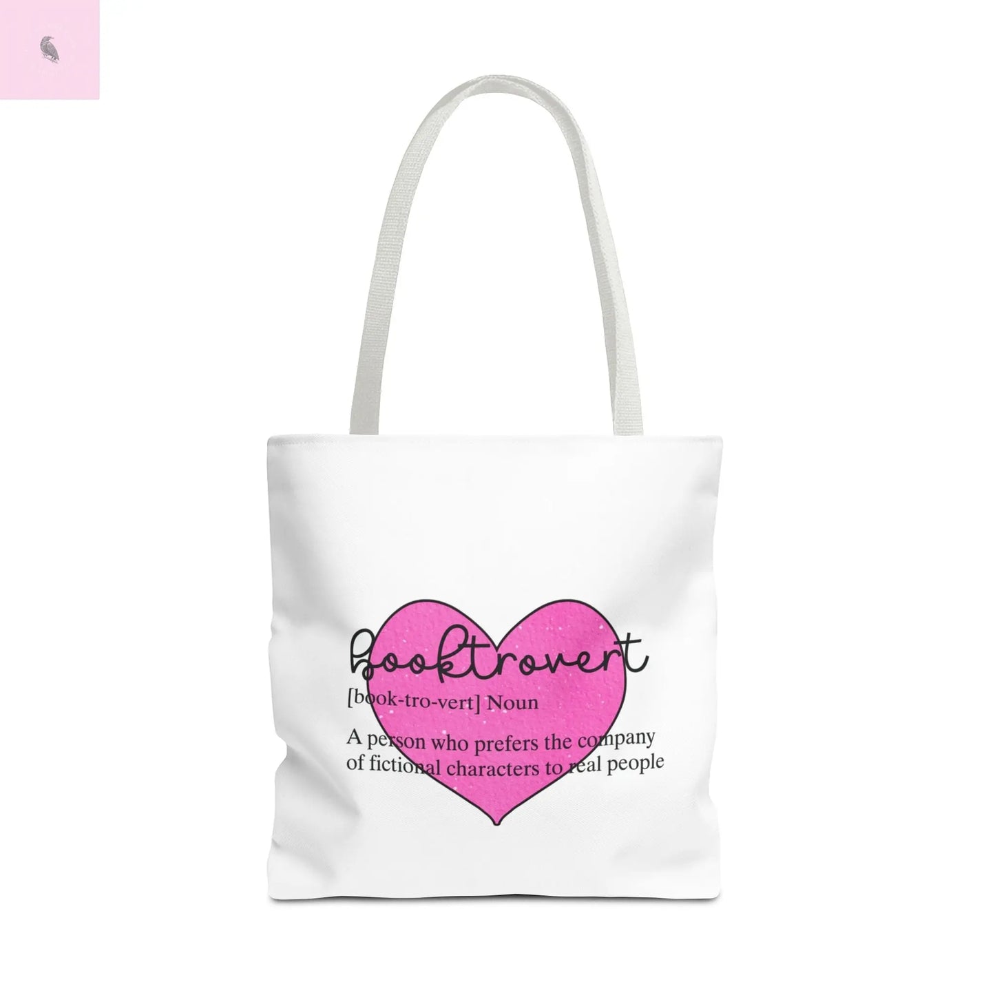 Book Lover Tote Bag, Bookish Gift, Reading Accessories, Tote for Introverts, Eco-Friendly Shopping Bag, Cute Literary Design Printify
