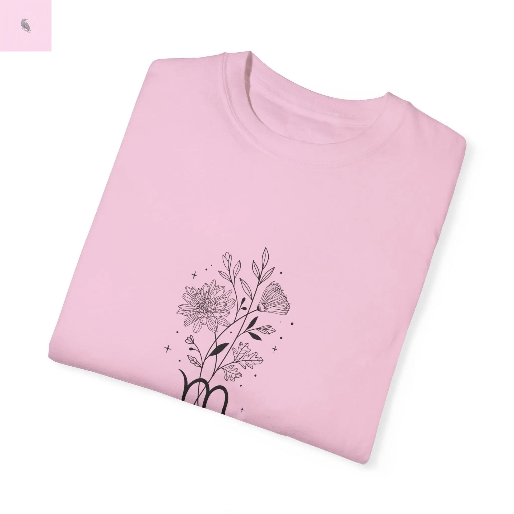 Scorpio birth flower T-Shirt for Astrology Lovers Printify