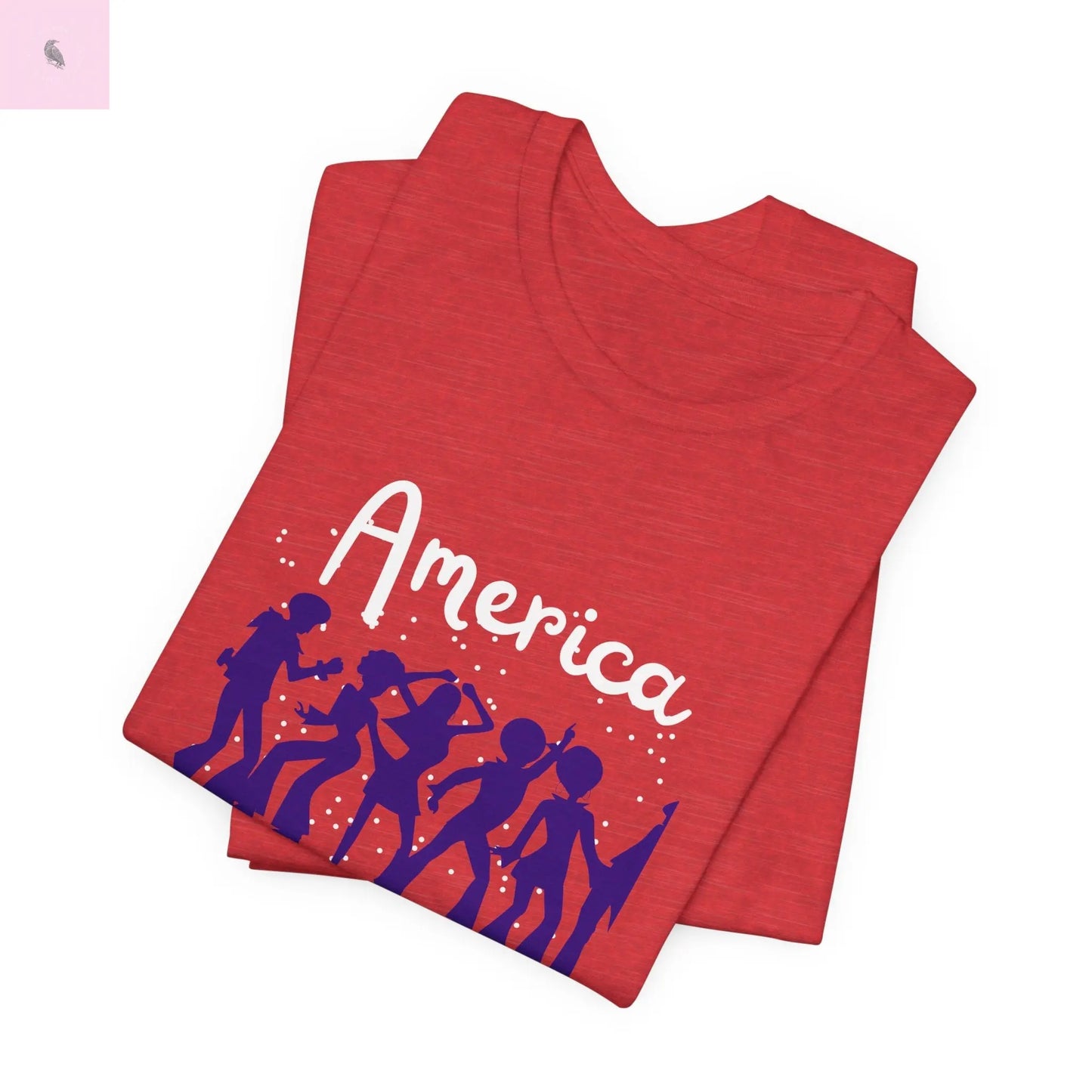 Bella Canvas 4th of july tshirt. USA tee ,patriotic shirt, America top, Celebration tee, Party tshirt, unisex 4th of july tee The flirty crow