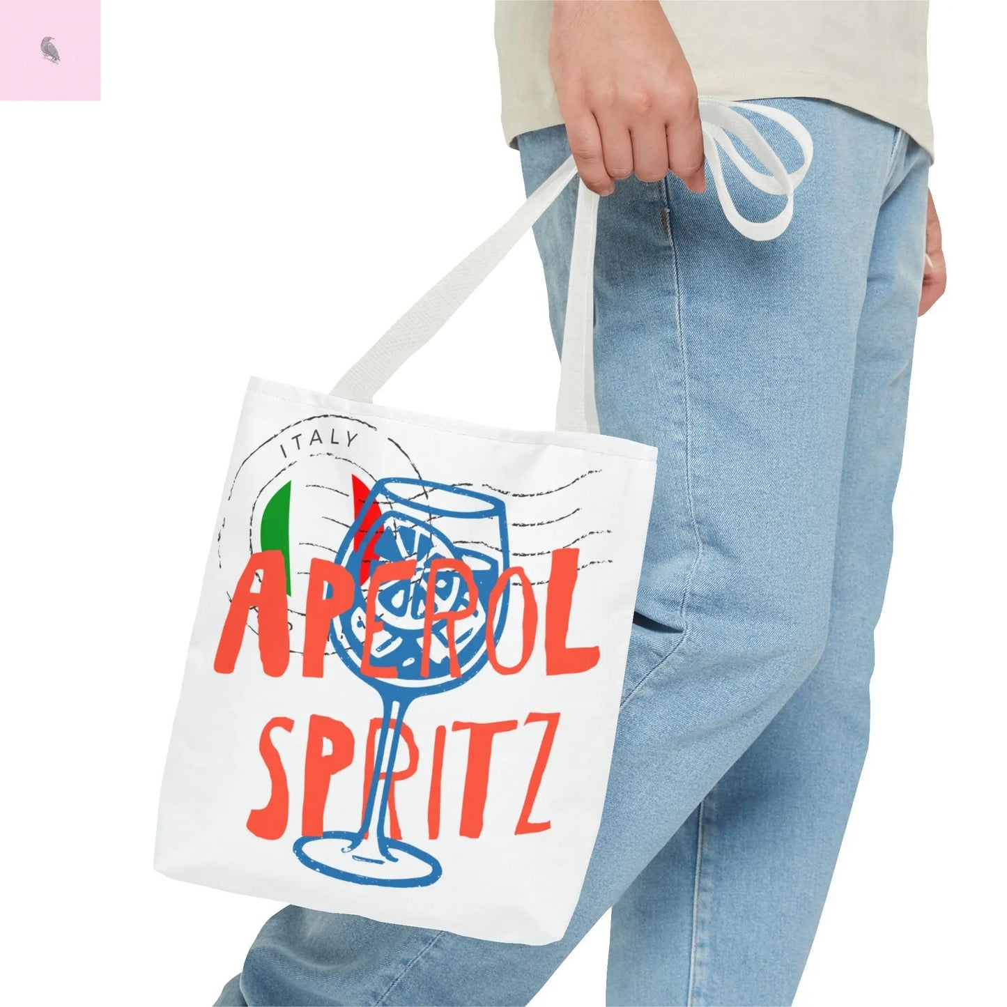 Aperol Spritz Tote Bag, Stylish Beach Bag, Summer Accessory, Gift for Cocktail Lovers, Travel Bag, Fun Party Tote The flirty crow