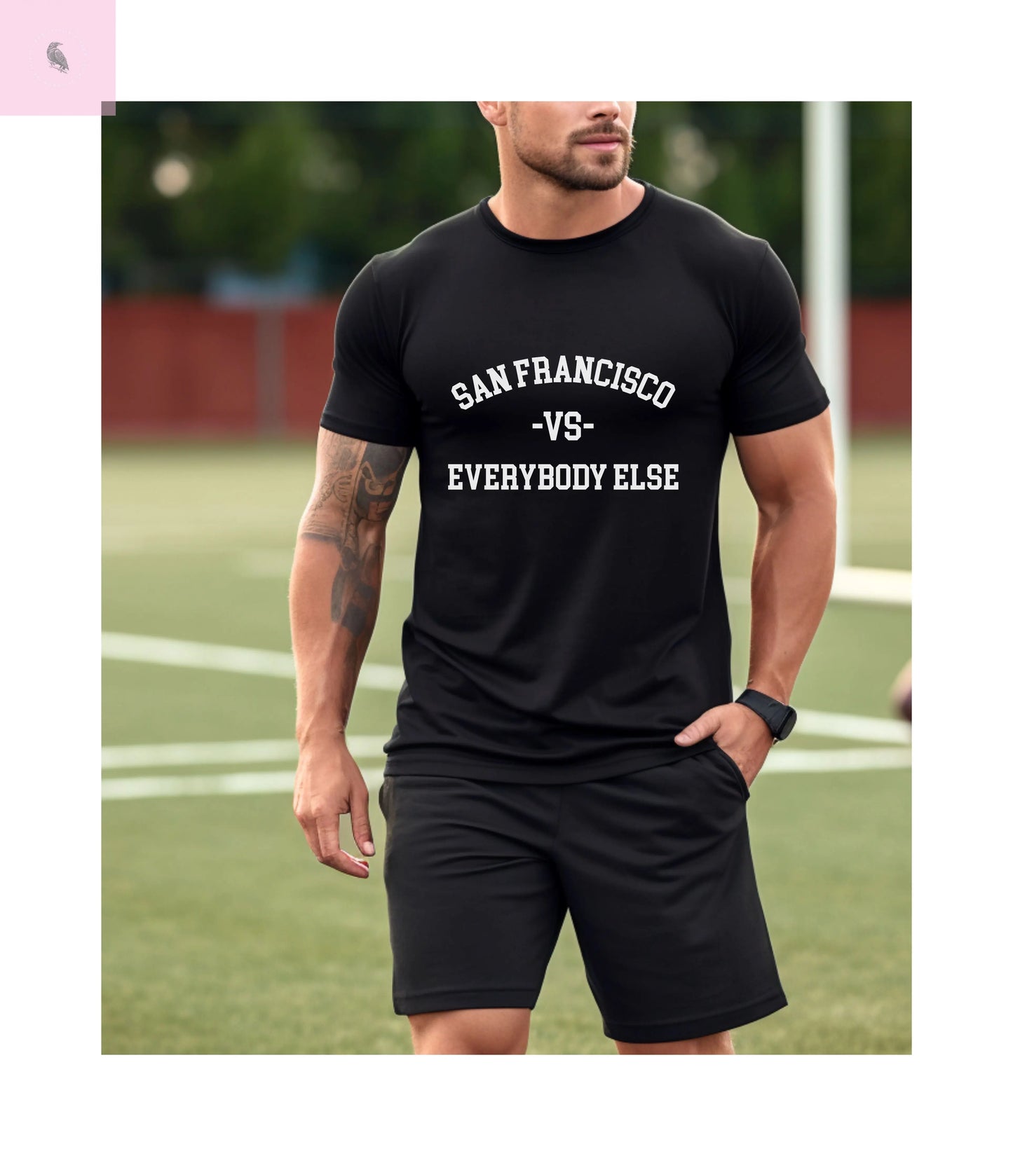 San Francisco vs everybody else T-Shirt The flirty crow