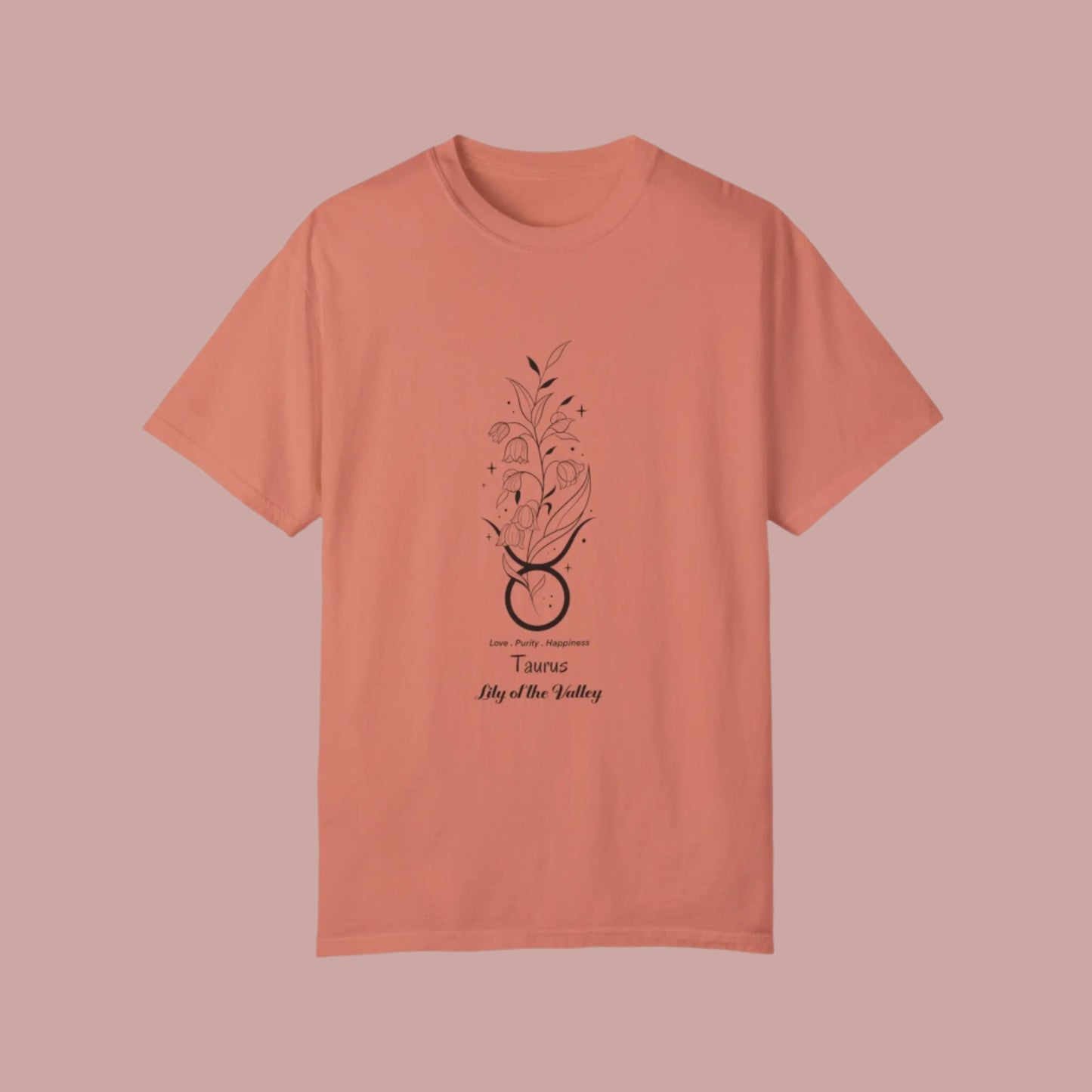T-Shirt - Taurus Birthday Flower Unisex Tee The flirty crow