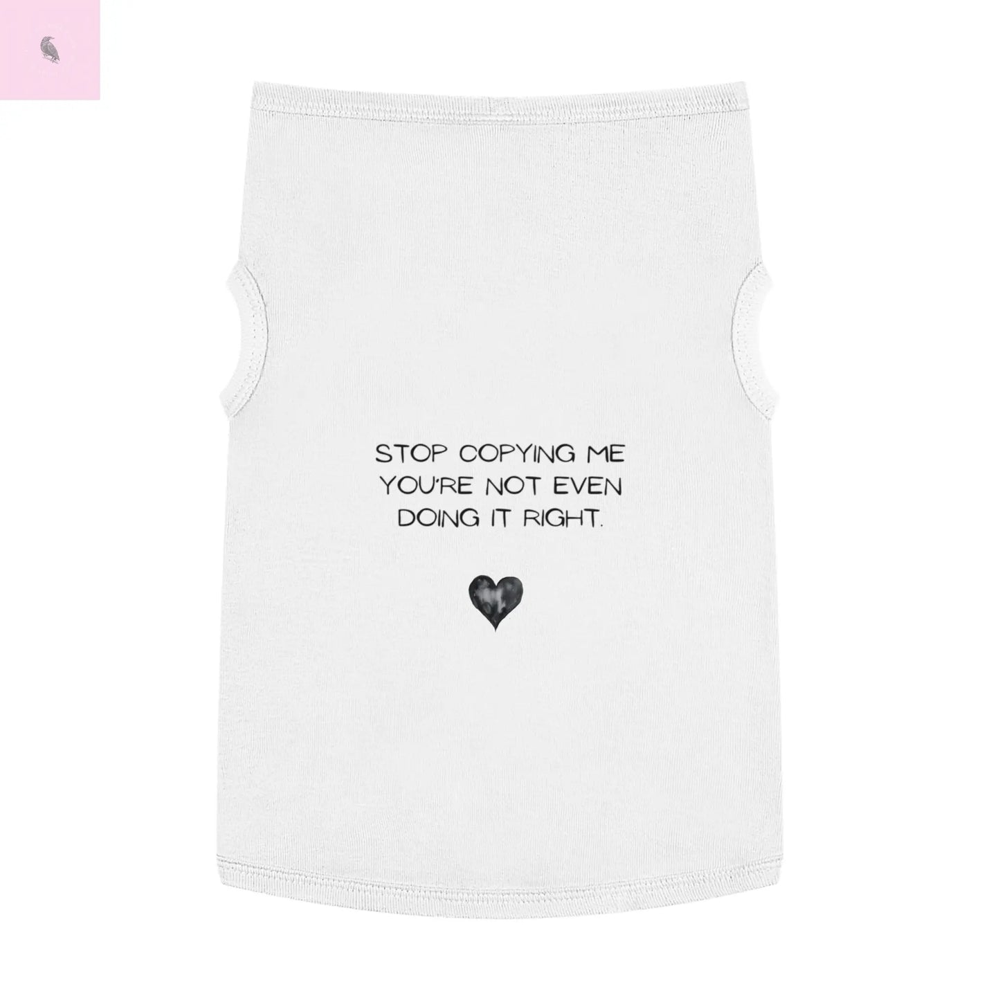 Pet Tank Top The flirty crow
