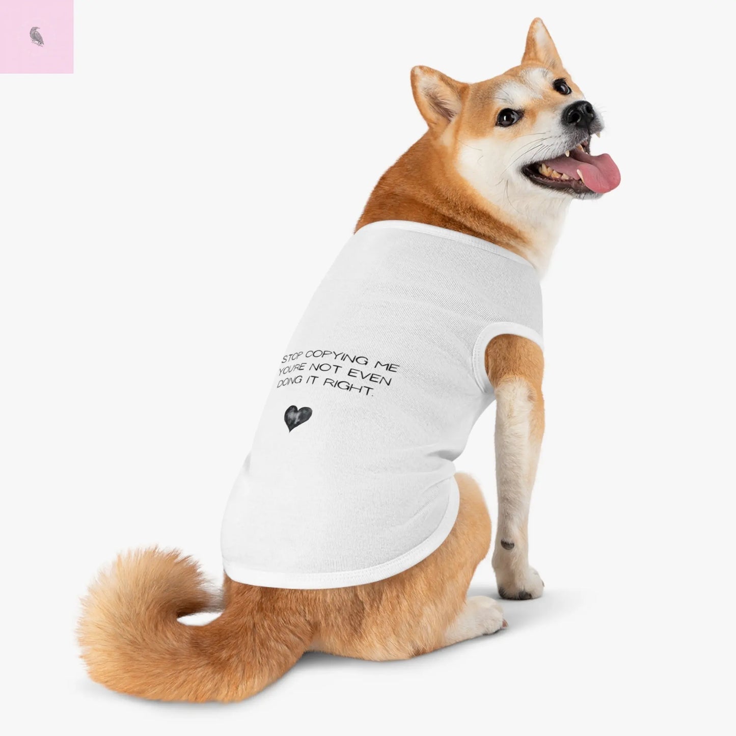 Pet Tank Top The flirty crow