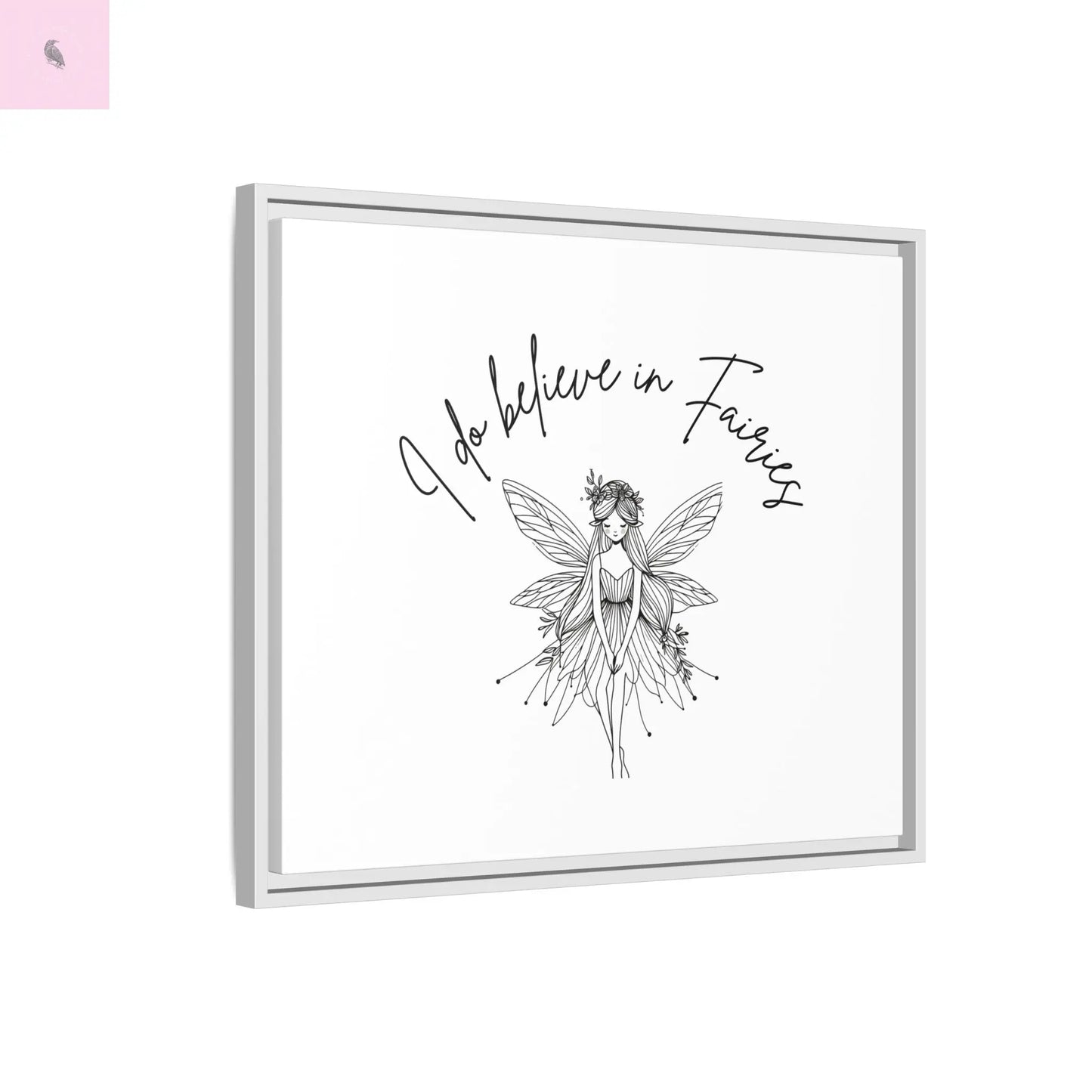 Fairies Canvas, Framed (Multi-color) - The flirty crow