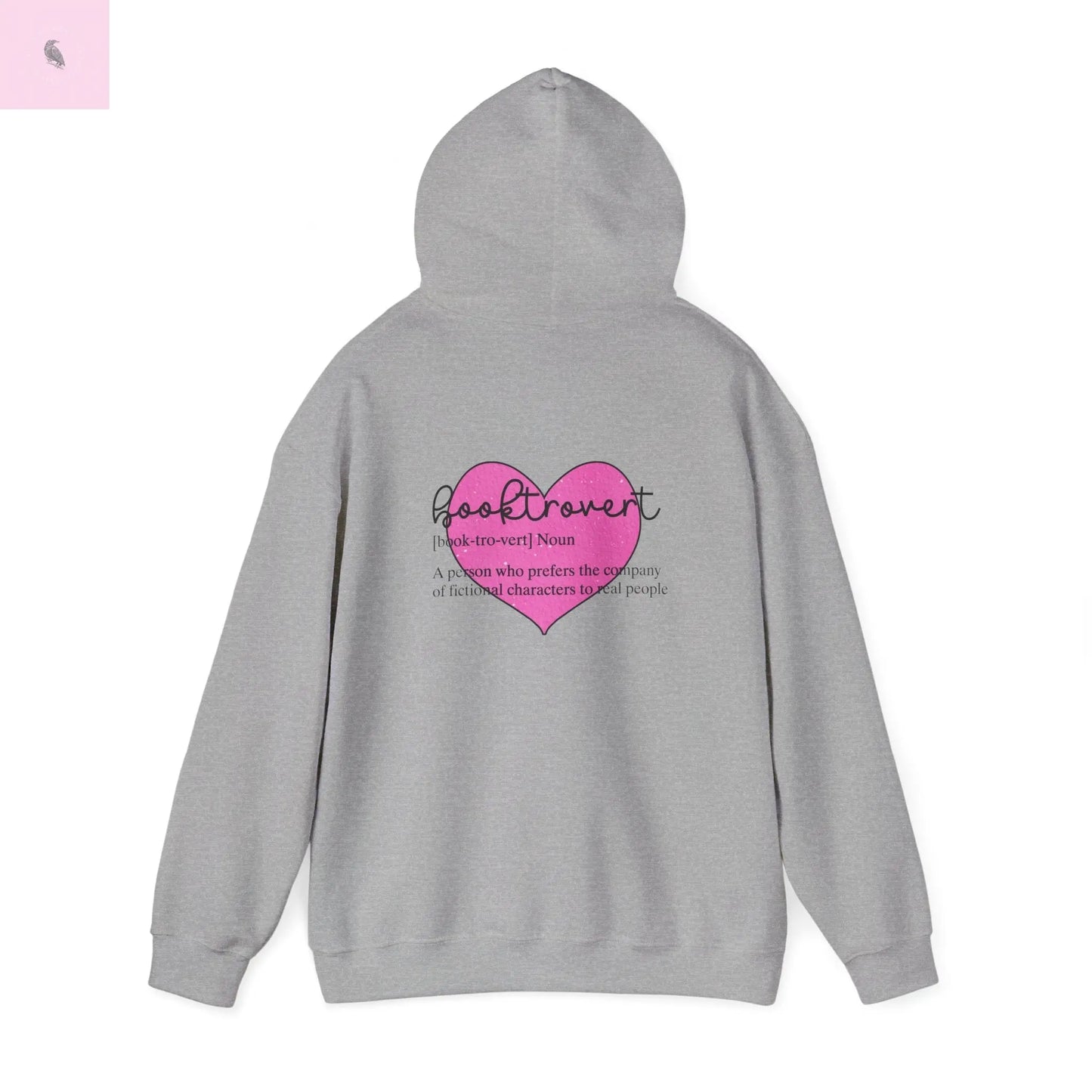 Book Lovers Hooded Sweatshirt, Booktrovert Gift for Readers, reading lovers hoodie, book club sweatshirt Printify