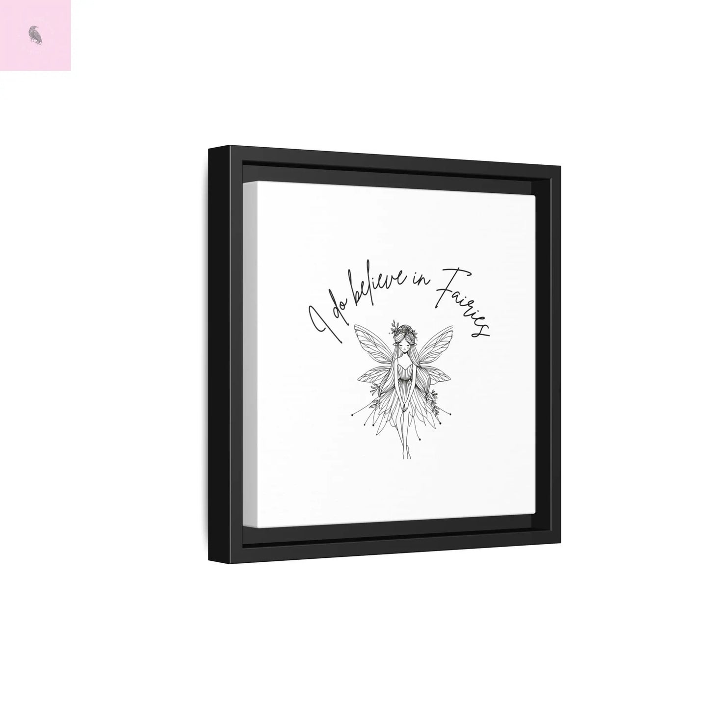 Fairies Canvas, Framed (Multi-color) - The flirty crow
