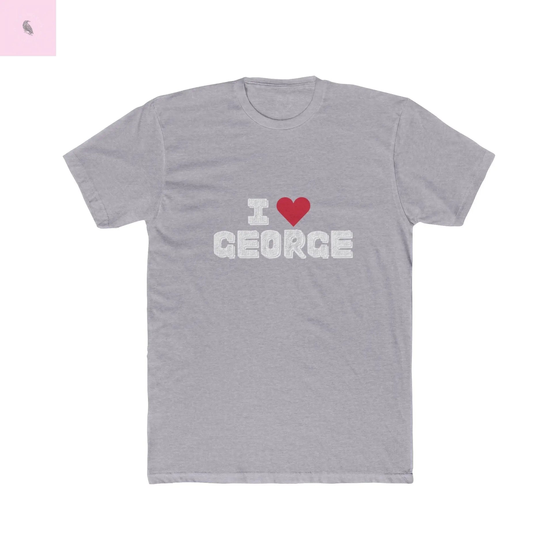 I love George Kittle  Cotton Tee, Unisex  George Kittle Shirt, Casual Everyday Game shirt,  Gift for Him/Her, 49er fan Top, The flirty crow