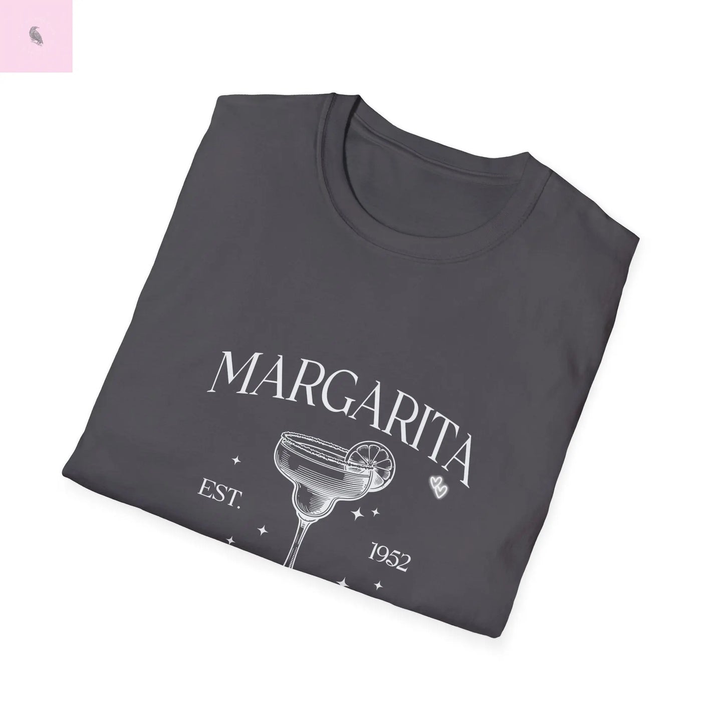 Margarita lovers Softstyle cotton T-Shirt the flirty crow