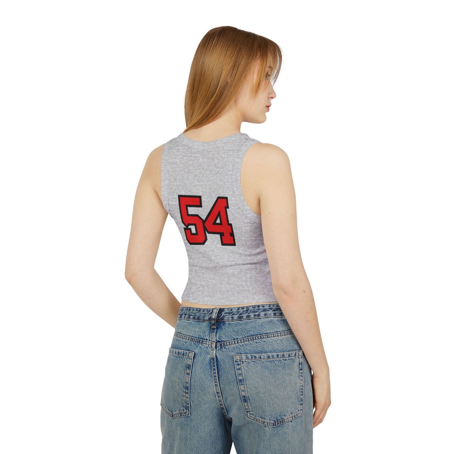 Faithful to the Bay Women’s Micro Tank Top, Casual Summer Top, Sportswear, Gift for Sports Fans, 49er fan gift Printify