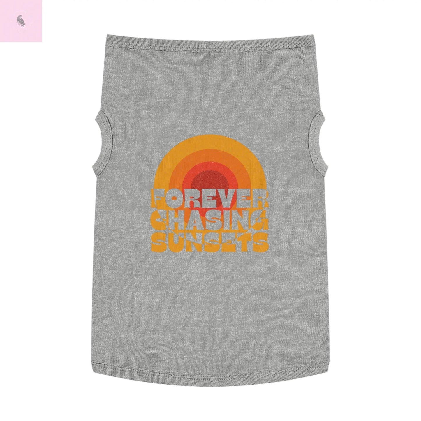 Dog Tank Top - Sunset Chaser Design The flirty crow