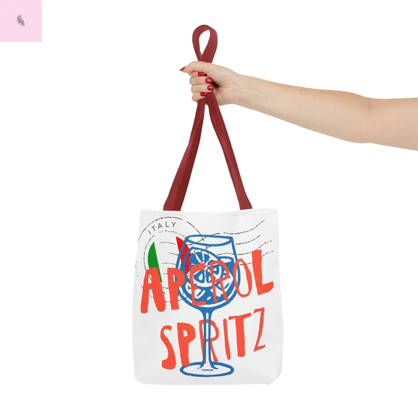 Aperol Spritz Tote Bag, Stylish Beach Bag, Summer Accessory, Gift for Cocktail Lovers, Travel Bag, Fun Party Tote The flirty crow