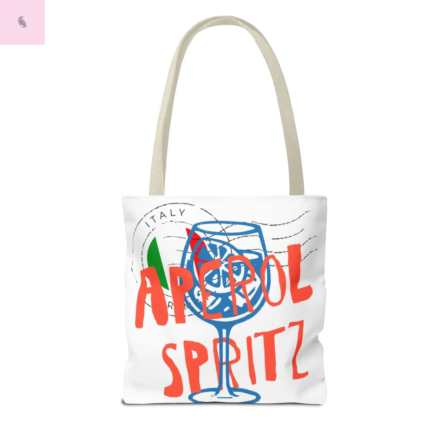 Aperol Spritz Tote Bag, Stylish Beach Bag, Summer Accessory, Gift for Cocktail Lovers, Travel Bag, Fun Party Tote The flirty crow