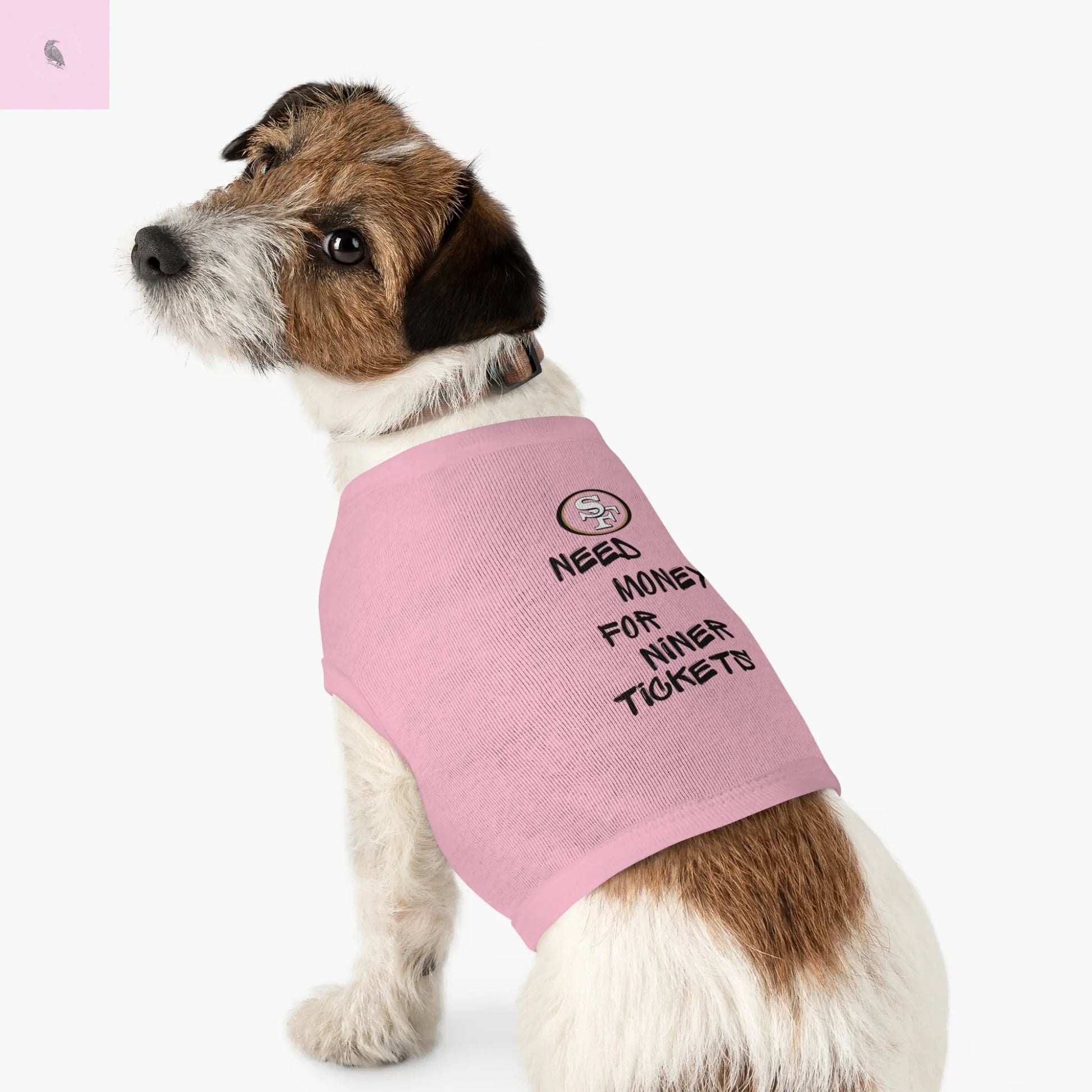 Dog Tank Top 49er Football The flirty crow