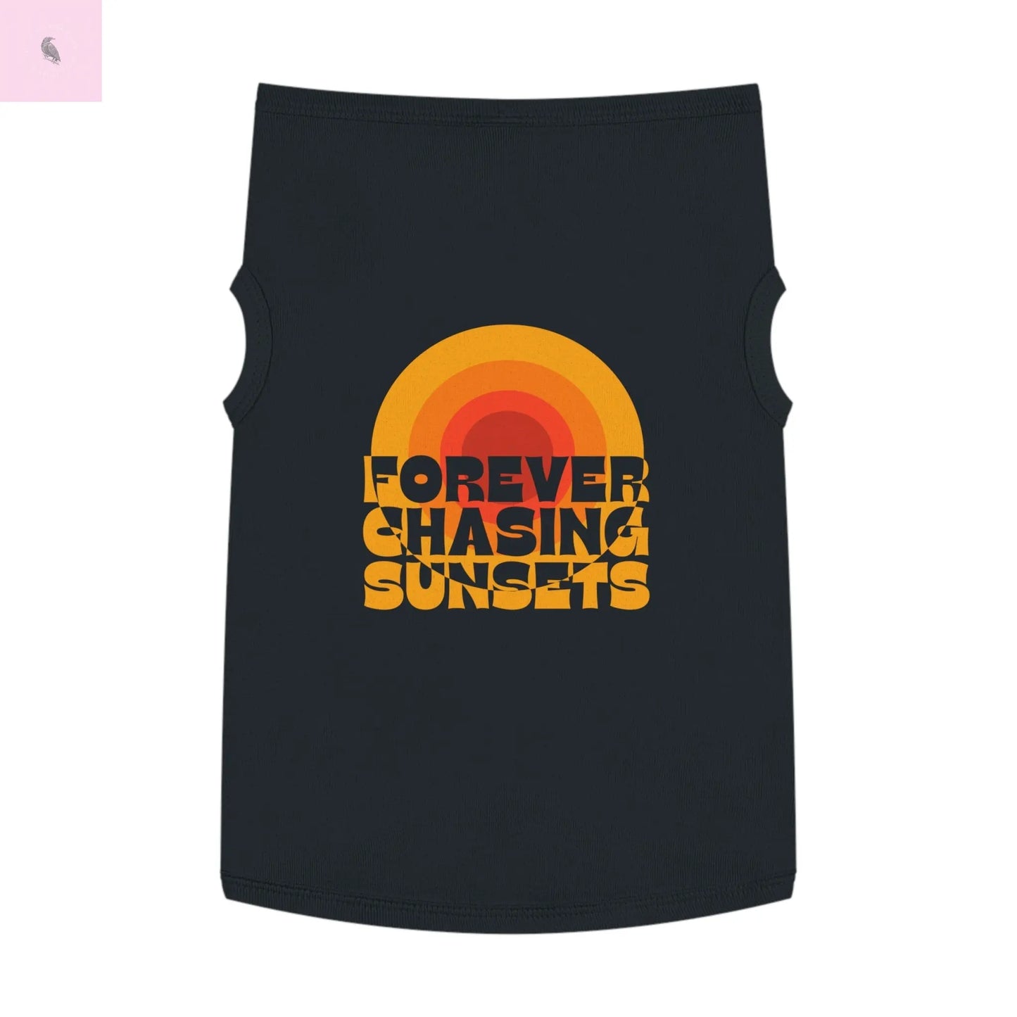 Dog Tank Top - Sunset Chaser Design The flirty crow