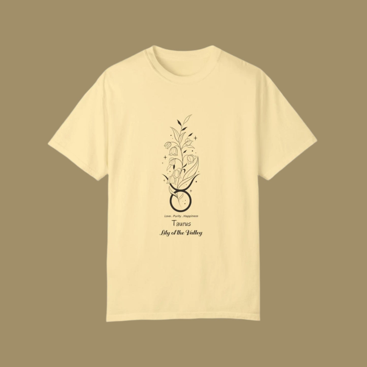 T-Shirt - Taurus Birthday Flower Unisex Tee The flirty crow