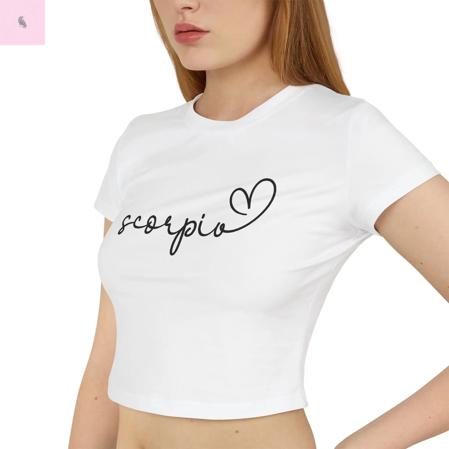 Baby Tee - Scorpio Star Sign Astrology Lover the flirty crow