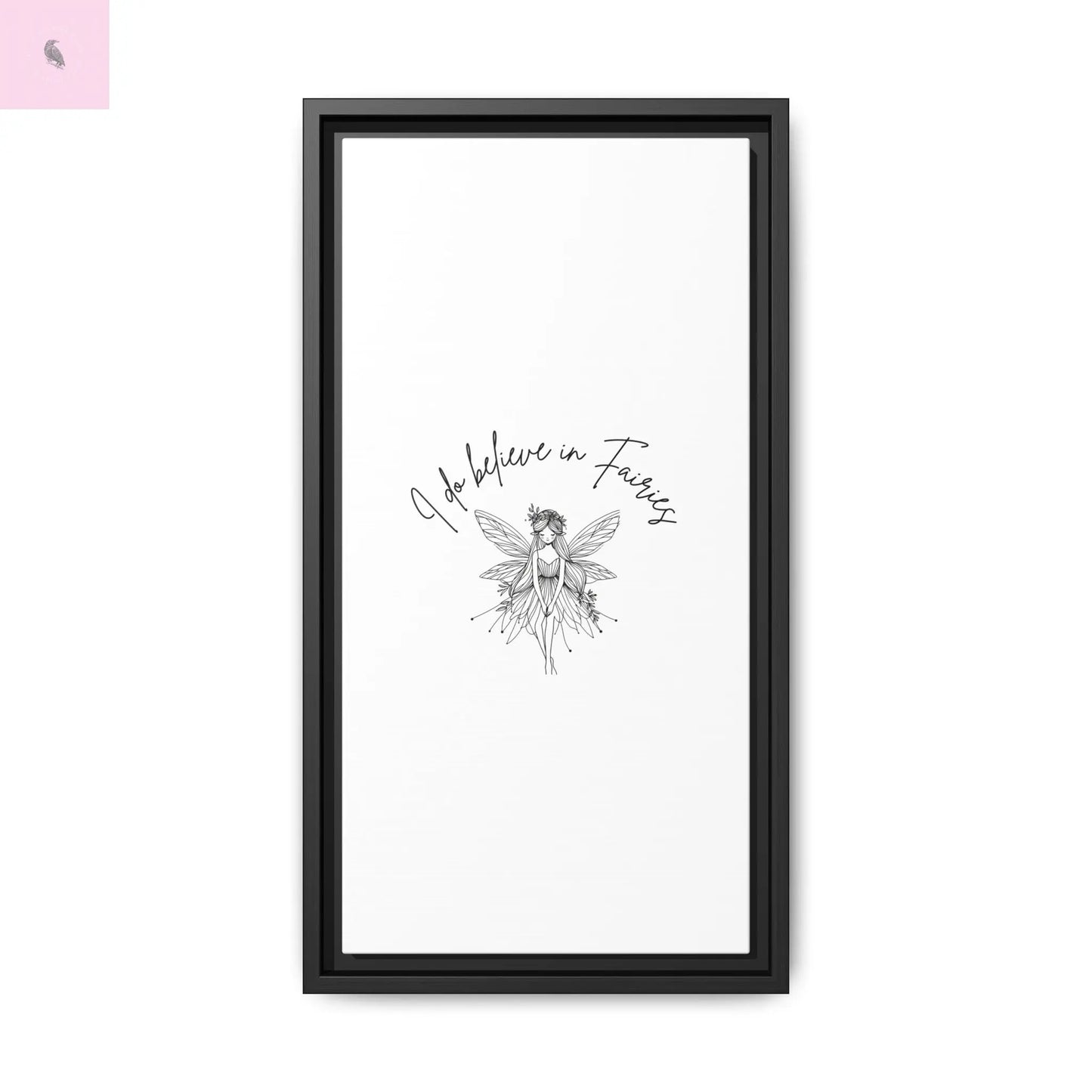 Fairies Canvas, Framed (Multi-color) - The flirty crow