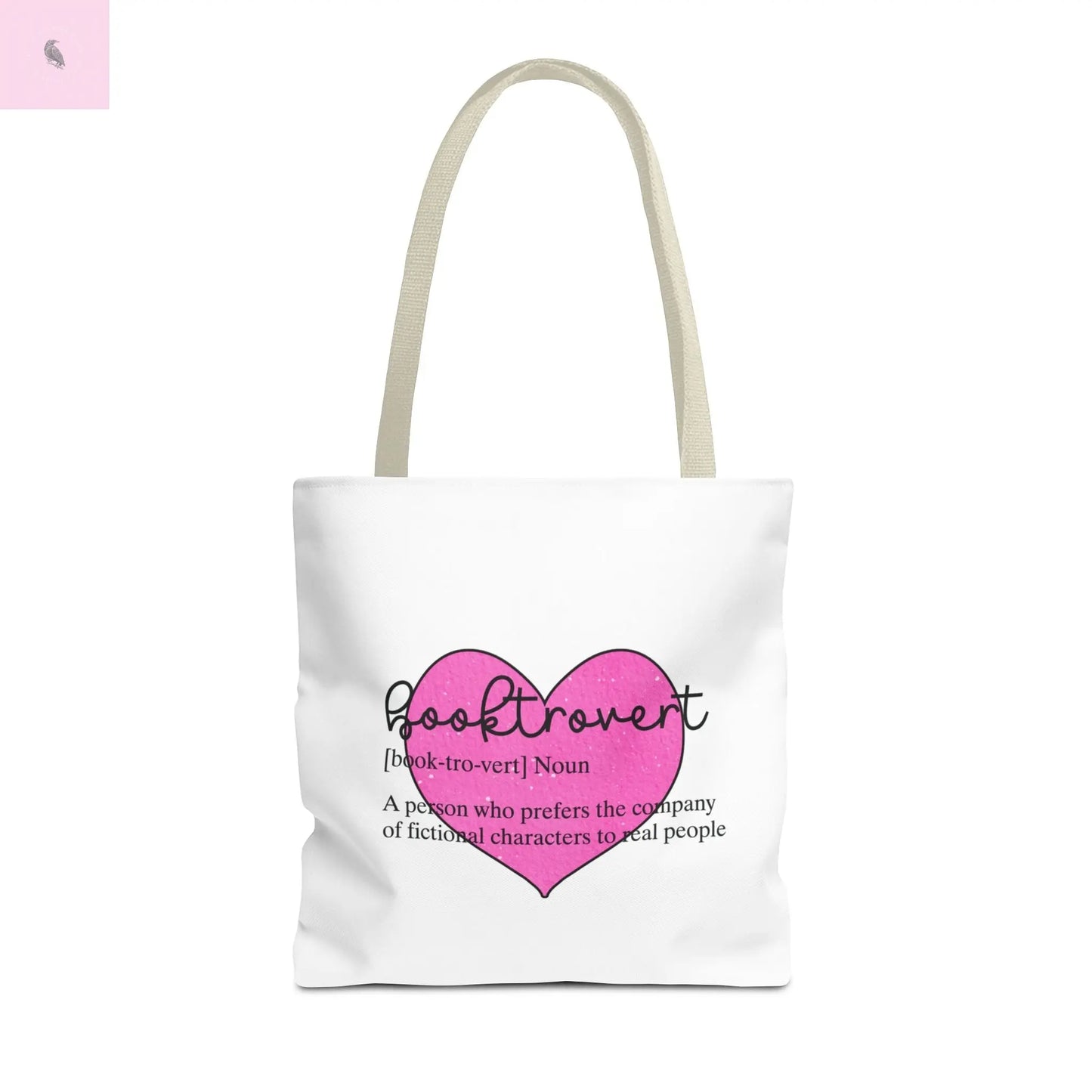 Book Lover Tote Bag, Bookish Gift, Reading Accessories, Tote for Introverts, Eco-Friendly Shopping Bag, Cute Literary Design Printify