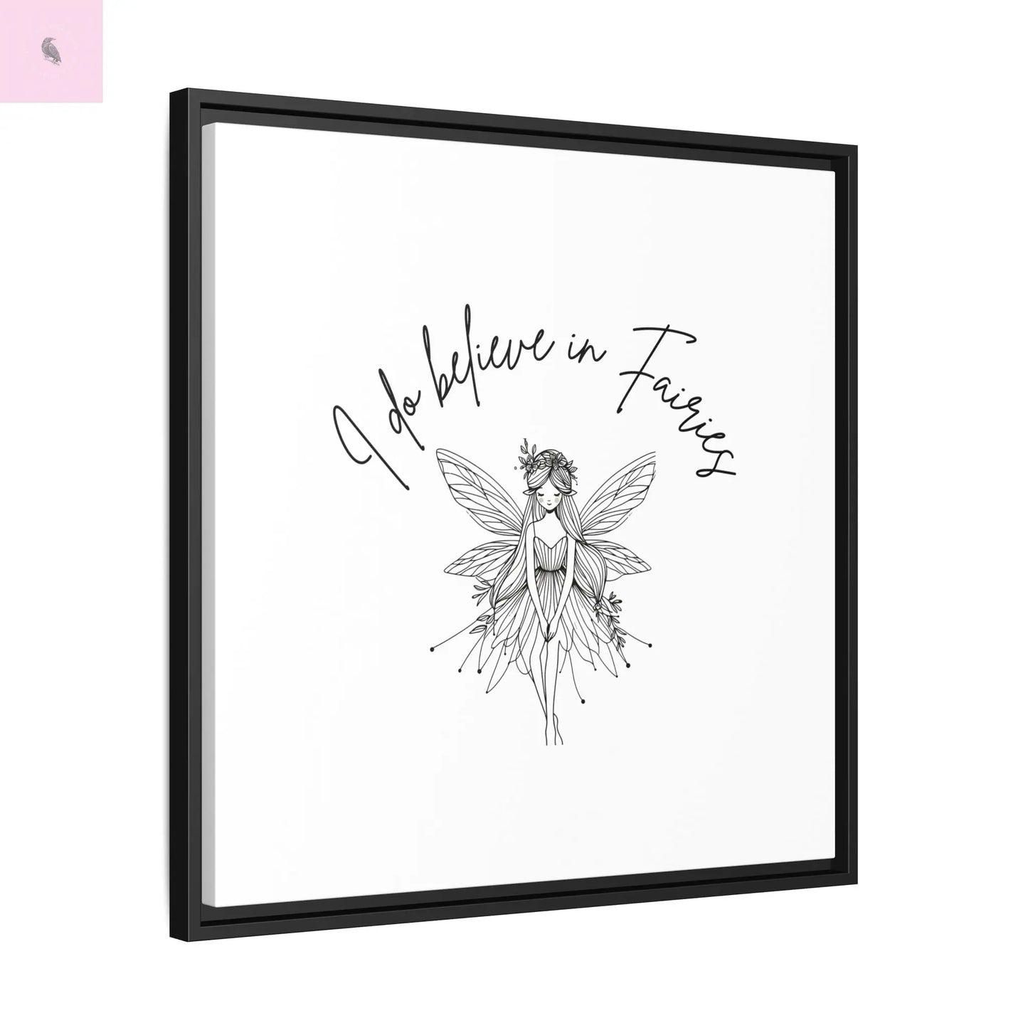 Fairies Canvas, Framed (Multi-color) - The flirty crow