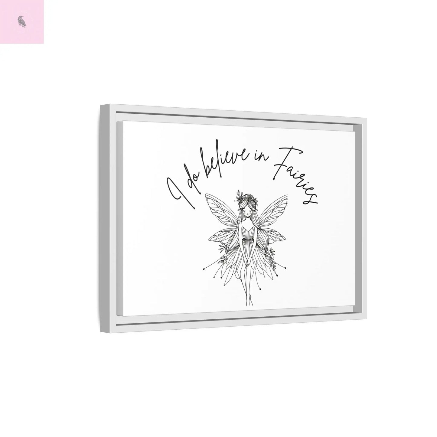 Fairies Canvas, Framed (Multi-color) - The flirty crow