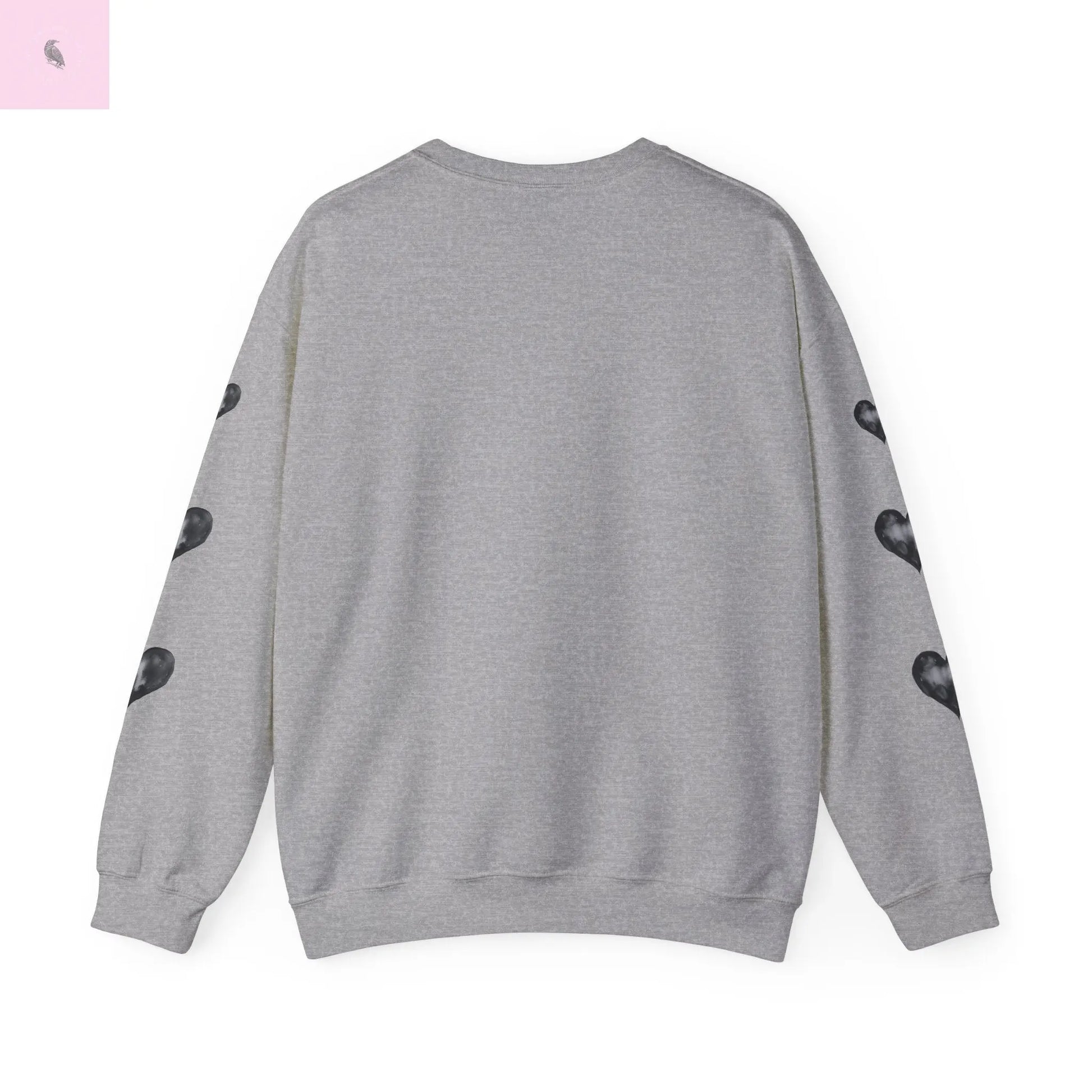 Art + love trendy Heart Sweatshirt the flirty crow