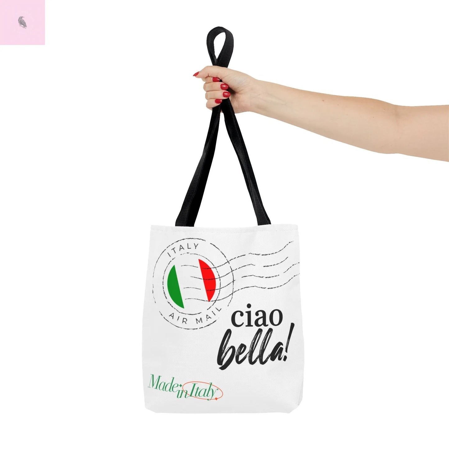 Chic Italian Tote Bag, gift for traveler, beach tote,, Travel tote, , Gift for Her, Shopping, Beach Bag, farmers market tote The flirty crow