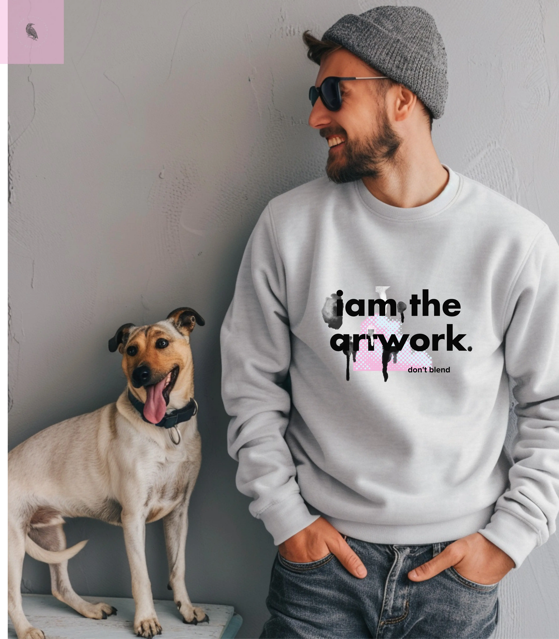 Art Lover Sweatshirt The flirty crow