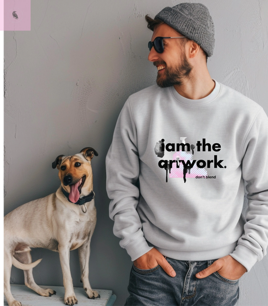 Art Lover Sweatshirt The flirty crow