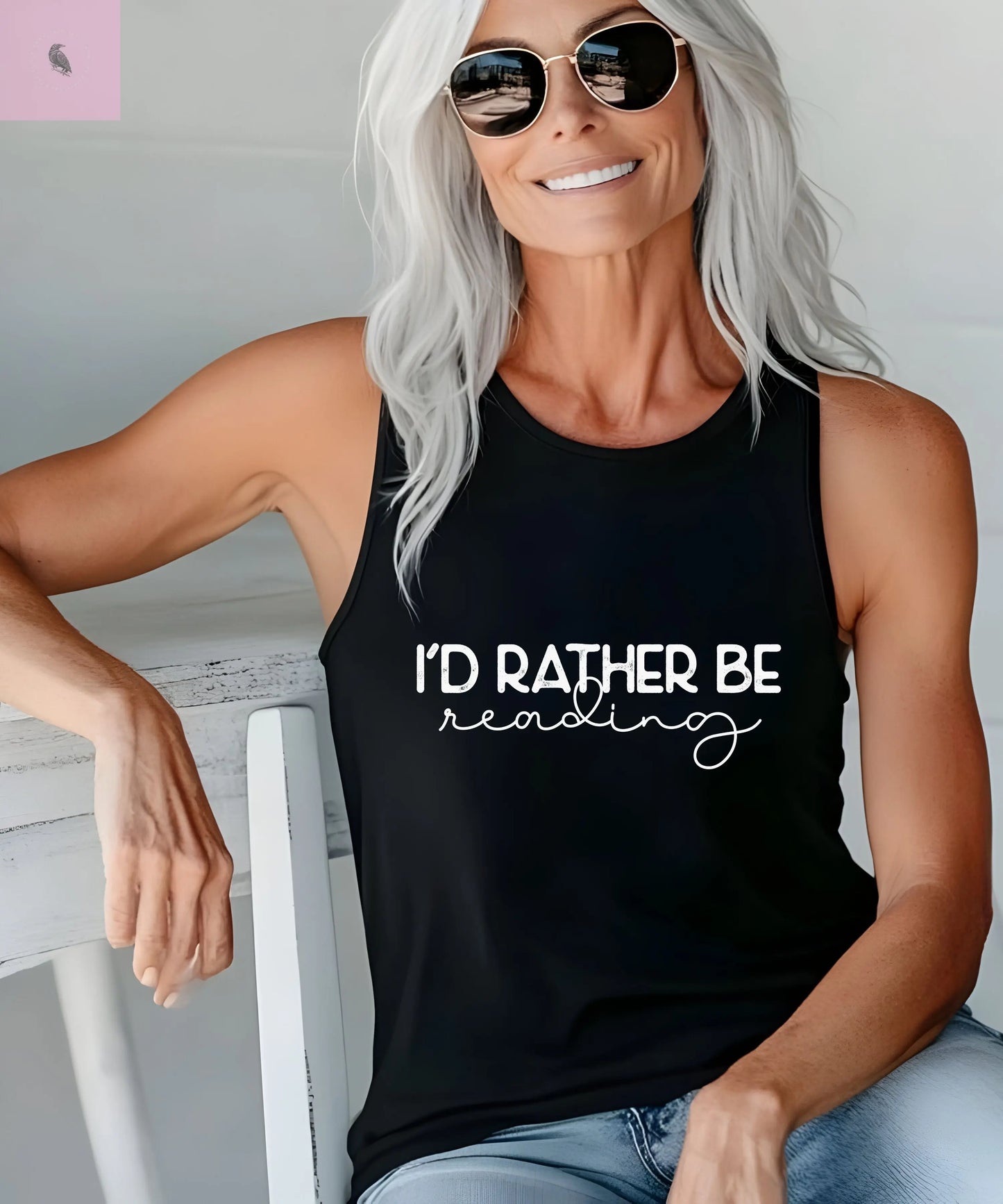 Book Lover Tank Top The flirty crow