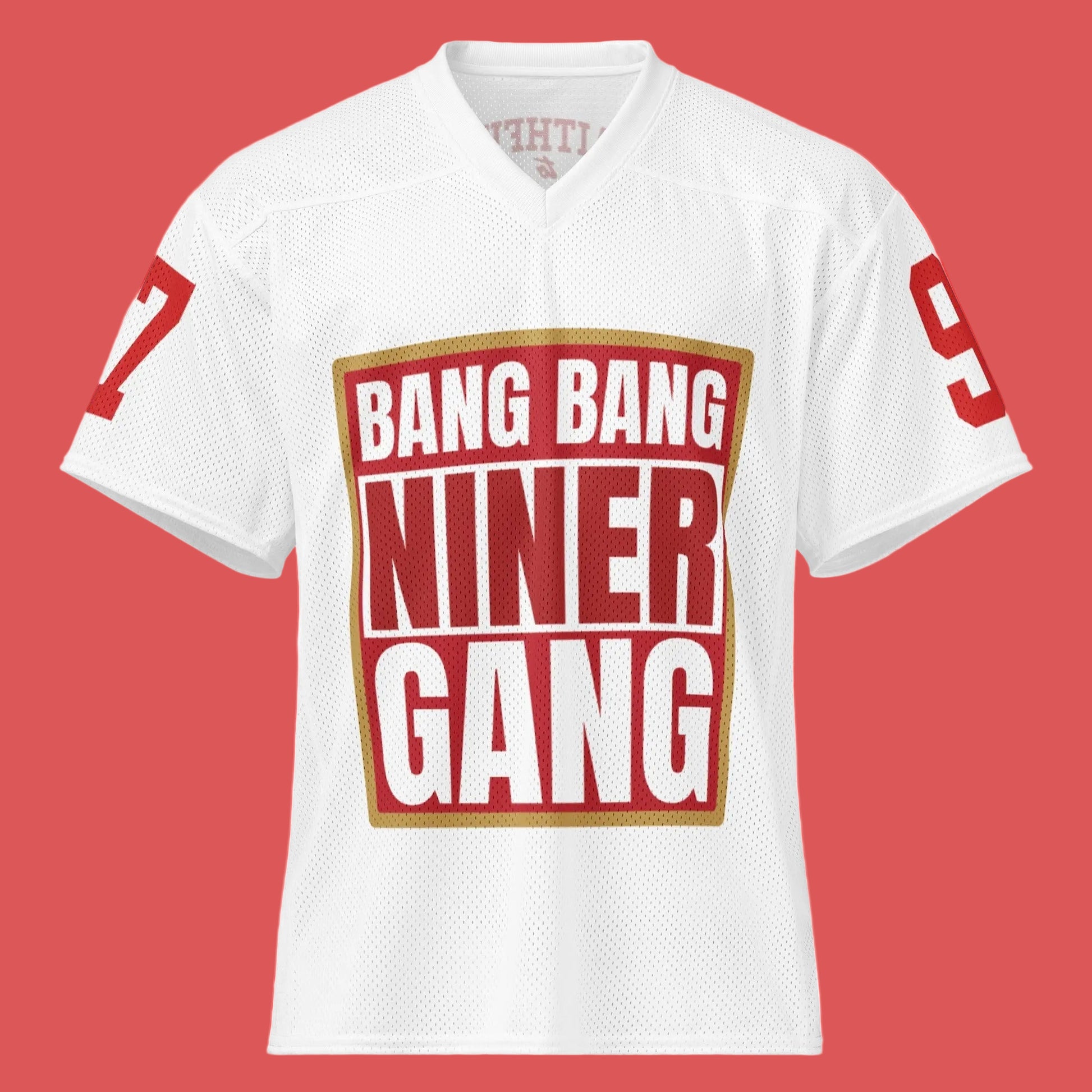49ers fan Niner Gang mesh football jersey The flirty crow