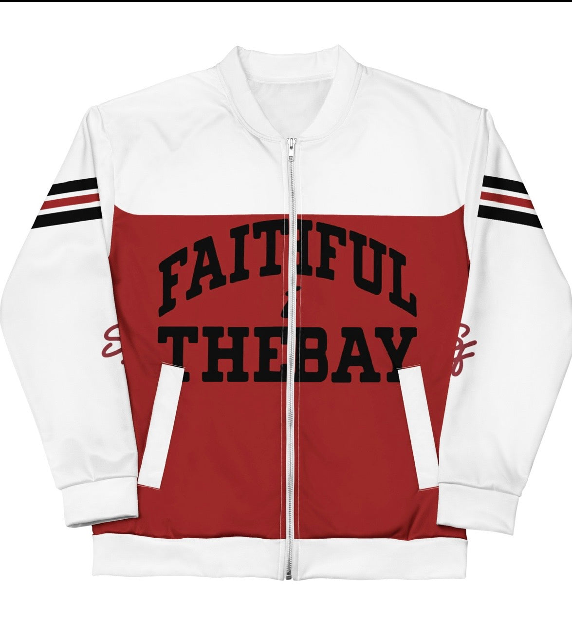 SF football Unisex Bomber Jacket The flirty crow