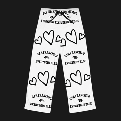 San Francisco Unisex Pajama Pants, San Francisco vs Everybody Else, gift for San Francisco Fan, The flirty crow